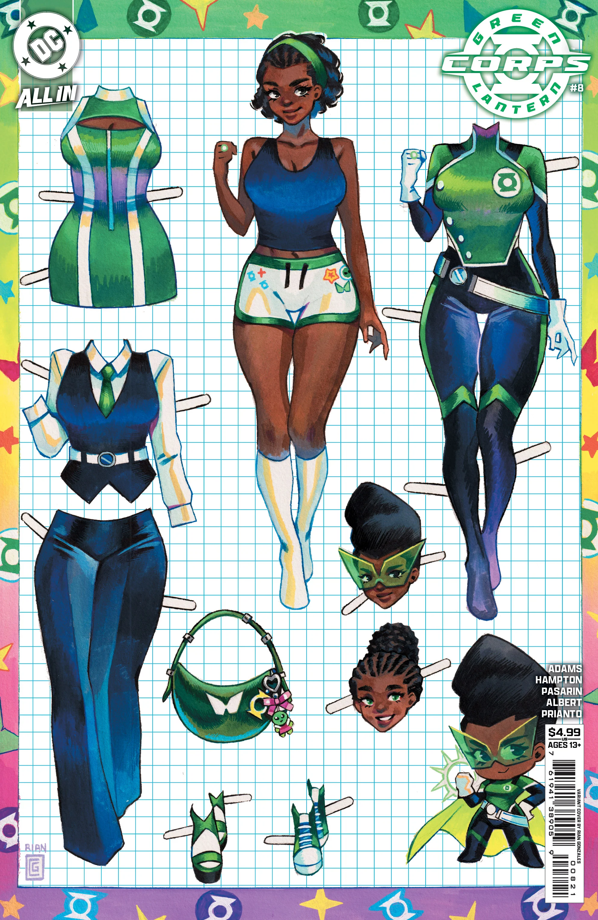 Green Lantern Corps #8 B Rian Gonzales Variant (Starbreaker Supremacy) (09/10/2025) Dc