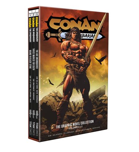 Conan The Barbarian Tp Vol 01-03 Slipcase Set Regular Edition Mike Deodato (09/10/2025) Titan