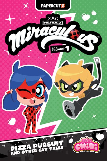 MIRACULOUS LADYBUG CHIBI TP VOL 1 PIZZA PURSUIT & OTHER CAT TALES (01/01/2025) PAPERCUTZ
