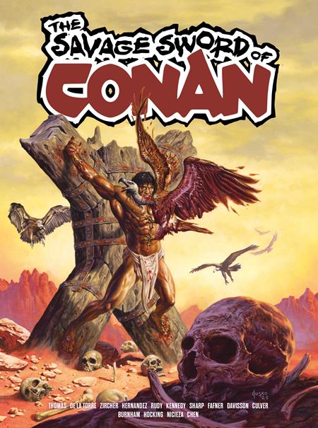 Savage Sword Of Conan Tp Vol 03 Direct Market Edition Joe Jusko (10/08/2025) Titan