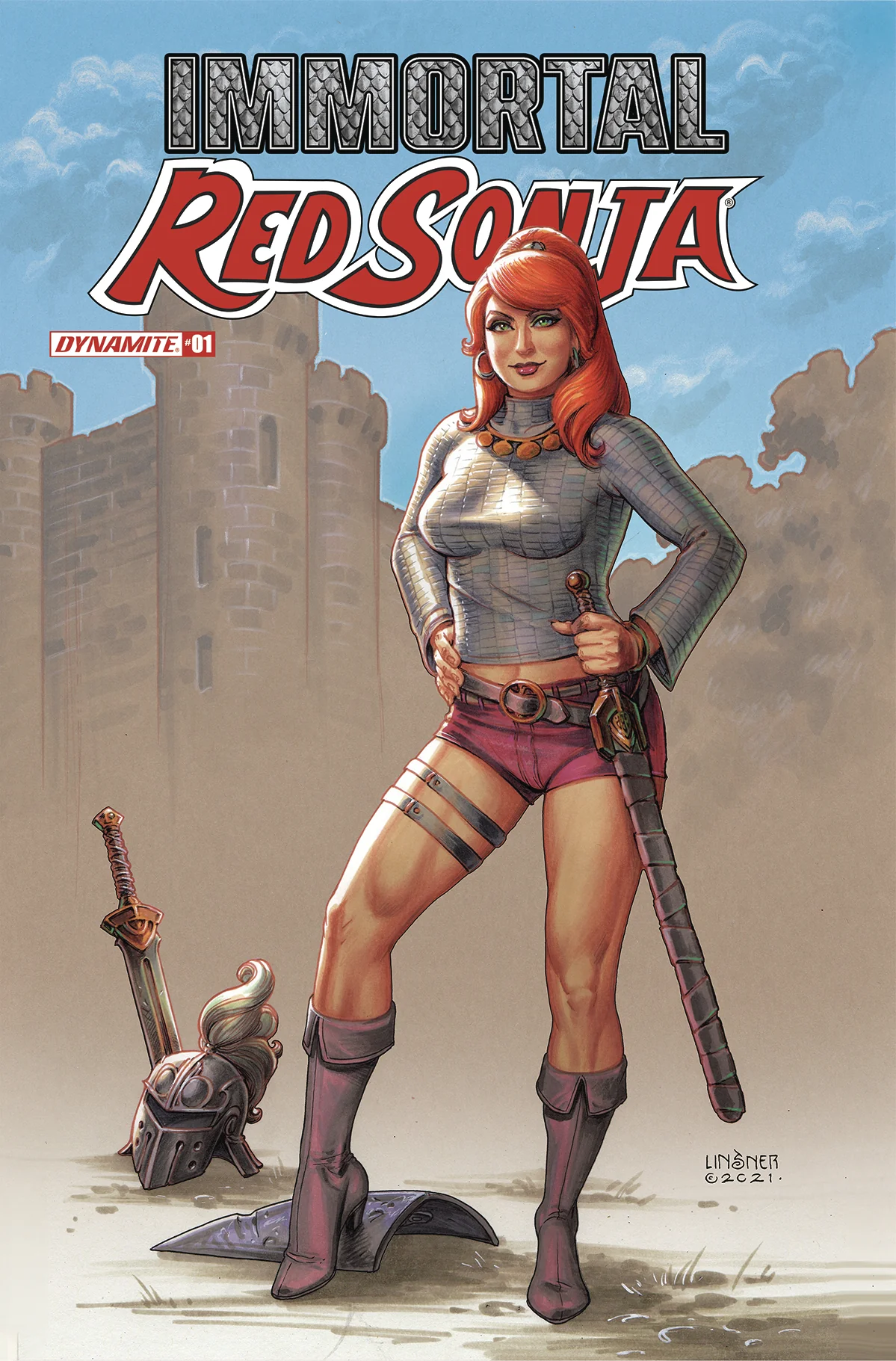 Immortal Red Sonja #1 C Joseph Michael Linsner (04/13/2022) Dynamite