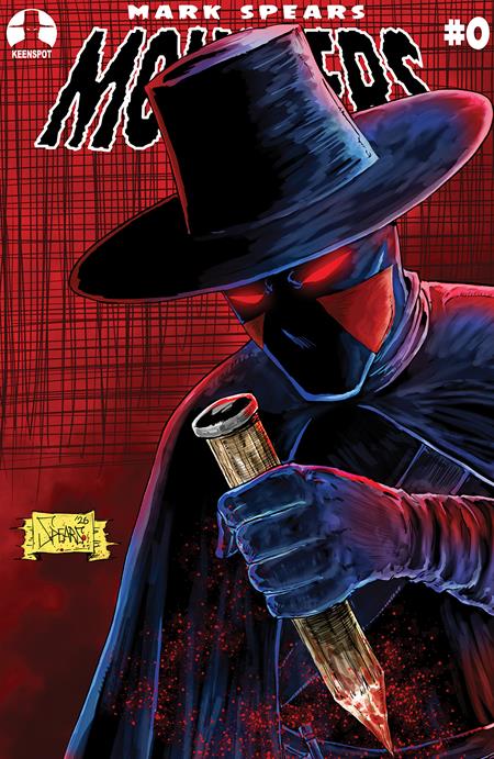 Mark Spears Monsters #0 Deluxe Edition (One Shot) F Mark Spears 1:50 Holofoil Slay It Sketch Variant (06/03/2026) Ex Posse