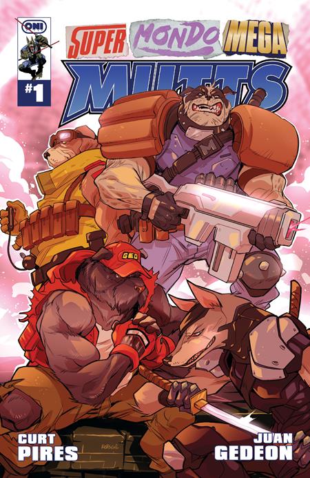 Super Mondo Mega Mutts #1 (Of 4) C Karl Kerschl Variant (07/15/2026) Oni