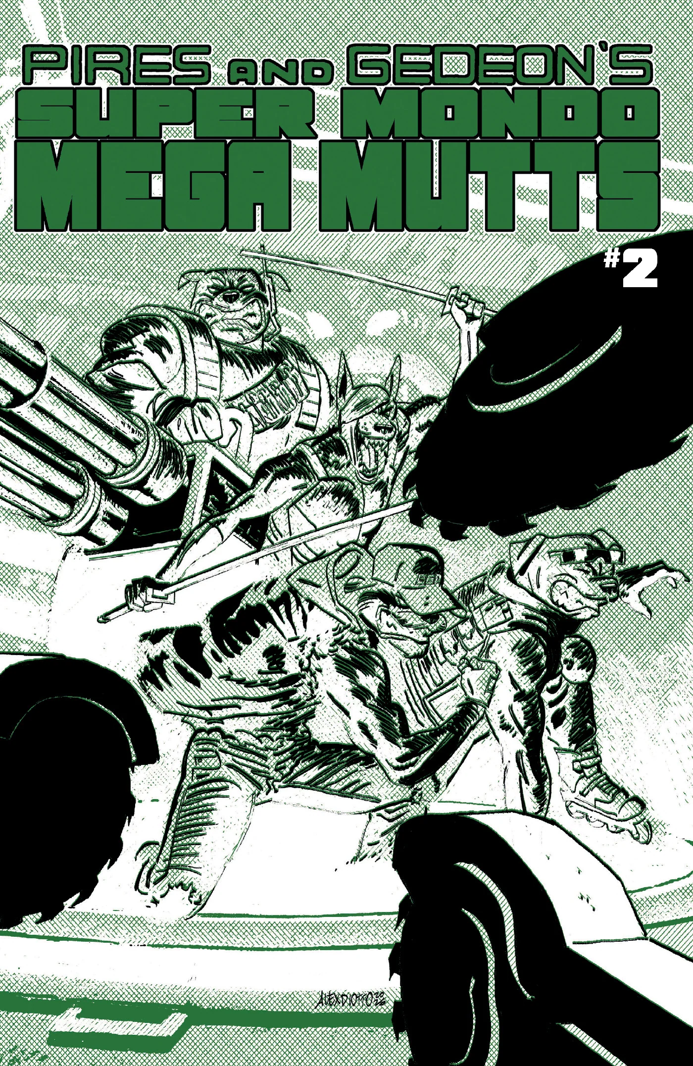 Super Mondo Mega Mutts #2 B Alex Diotto Homage (08/26/2026) Oni
