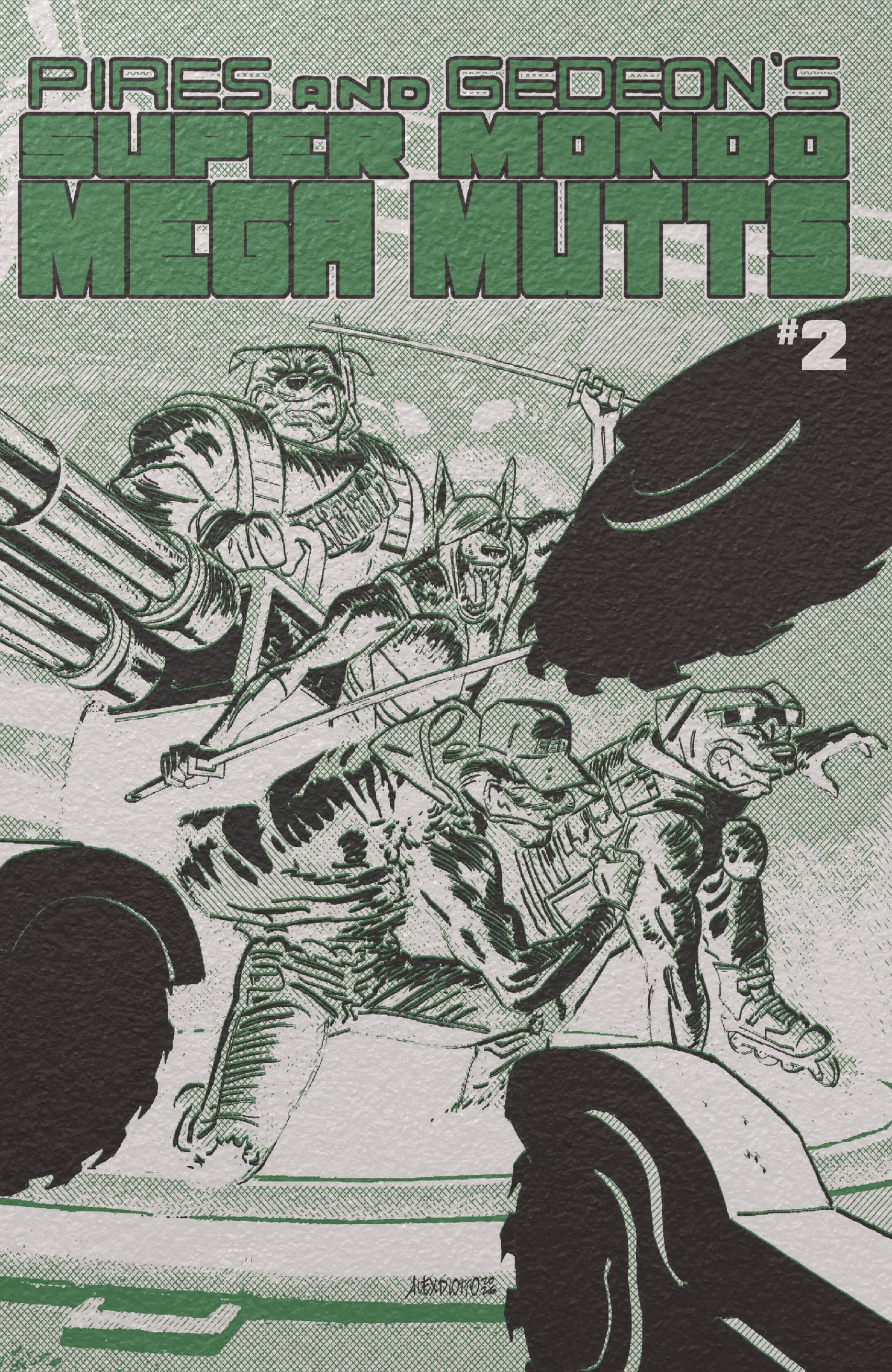 Super Mondo Mega Mutts #2 E Alex Diotto Foil (08/26/2026) Oni