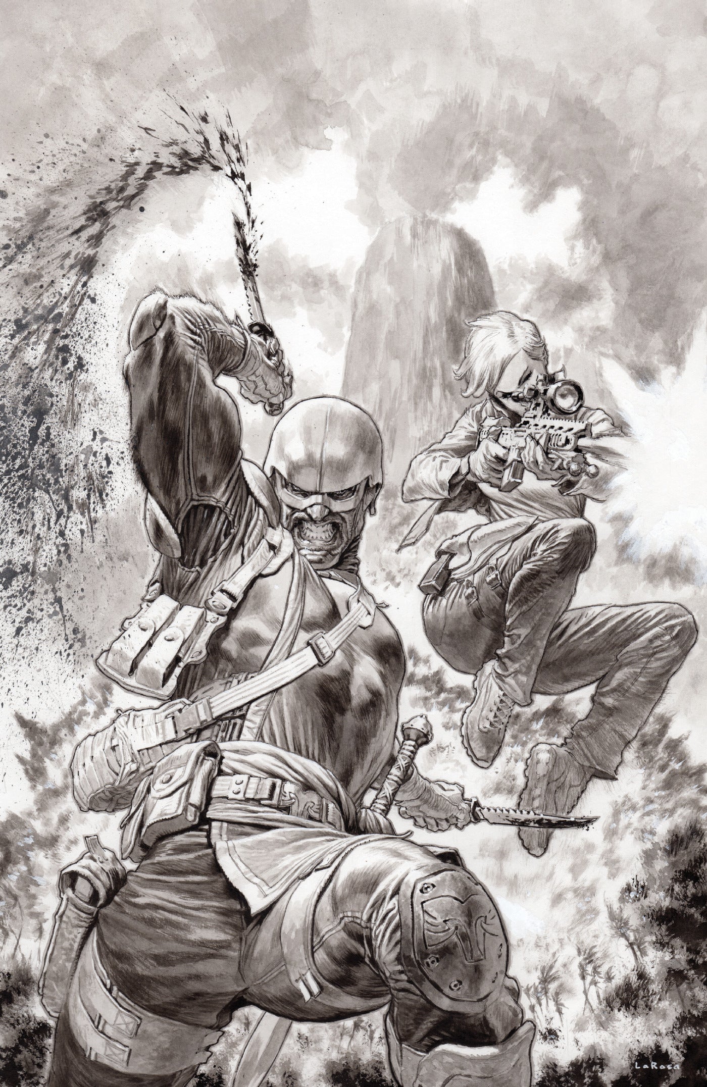 Fort Psycho #1 I 1:50 Lewis Larosa B&W (08/05/2026) Oni