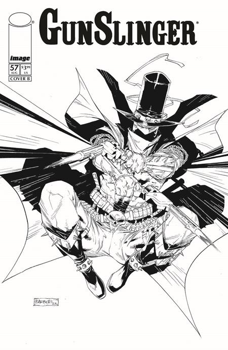 Gunslinger Spawn #57 B Carlo Barberi B&W Variant (08/19/2026) Image