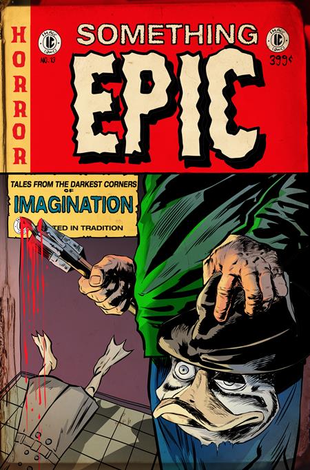 Something Epic #13 D Szymon Kudranski Ec Horror Homage Variant (07/15/2026) Image