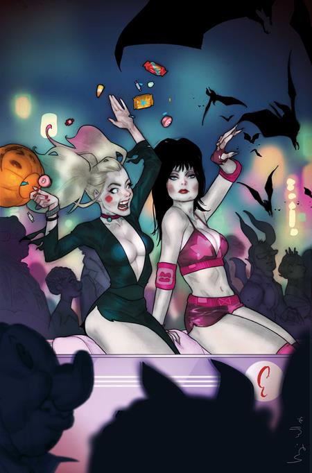Harley Quinn X Elvira #6 I 1:10 Ben Caldwell Virgin Variant (04/29/2026) Dynamite