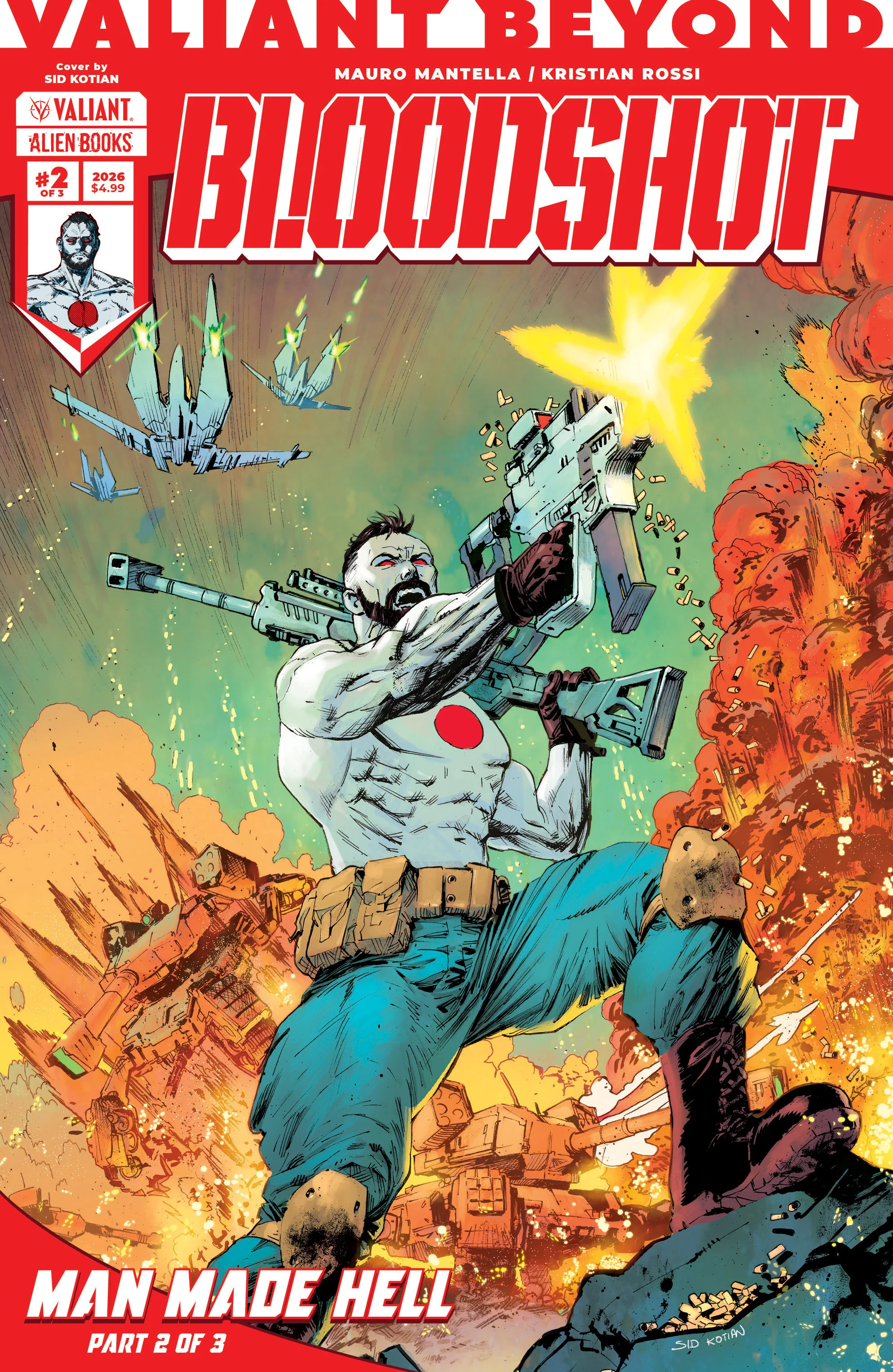 Valiant Beyond Bloodshot #5 Man Made Hell #2 B Kotian (07/15/2026) Idw