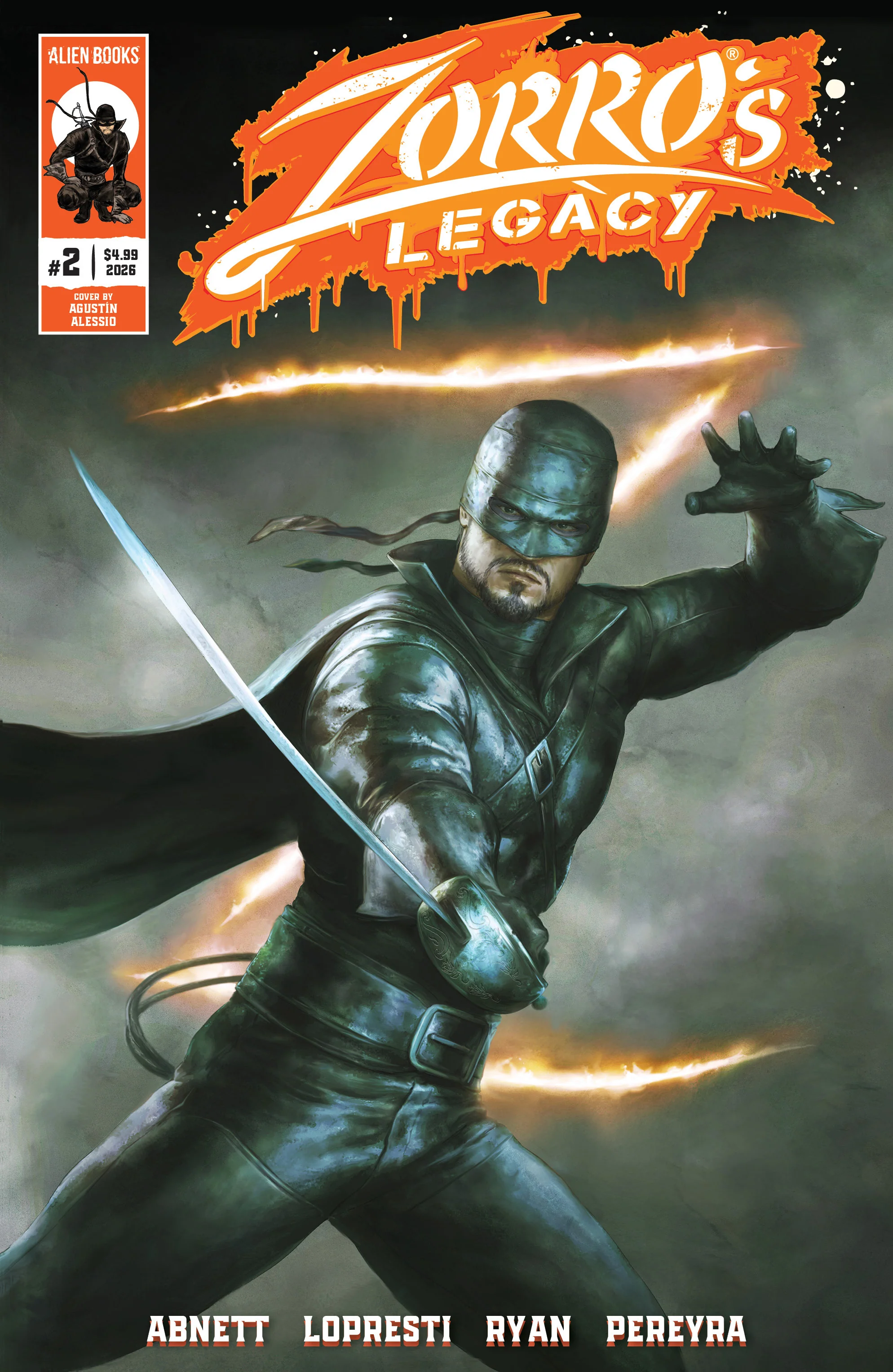 Zorro'S Legacy #2 C Alessio (08/19/2026) Idw