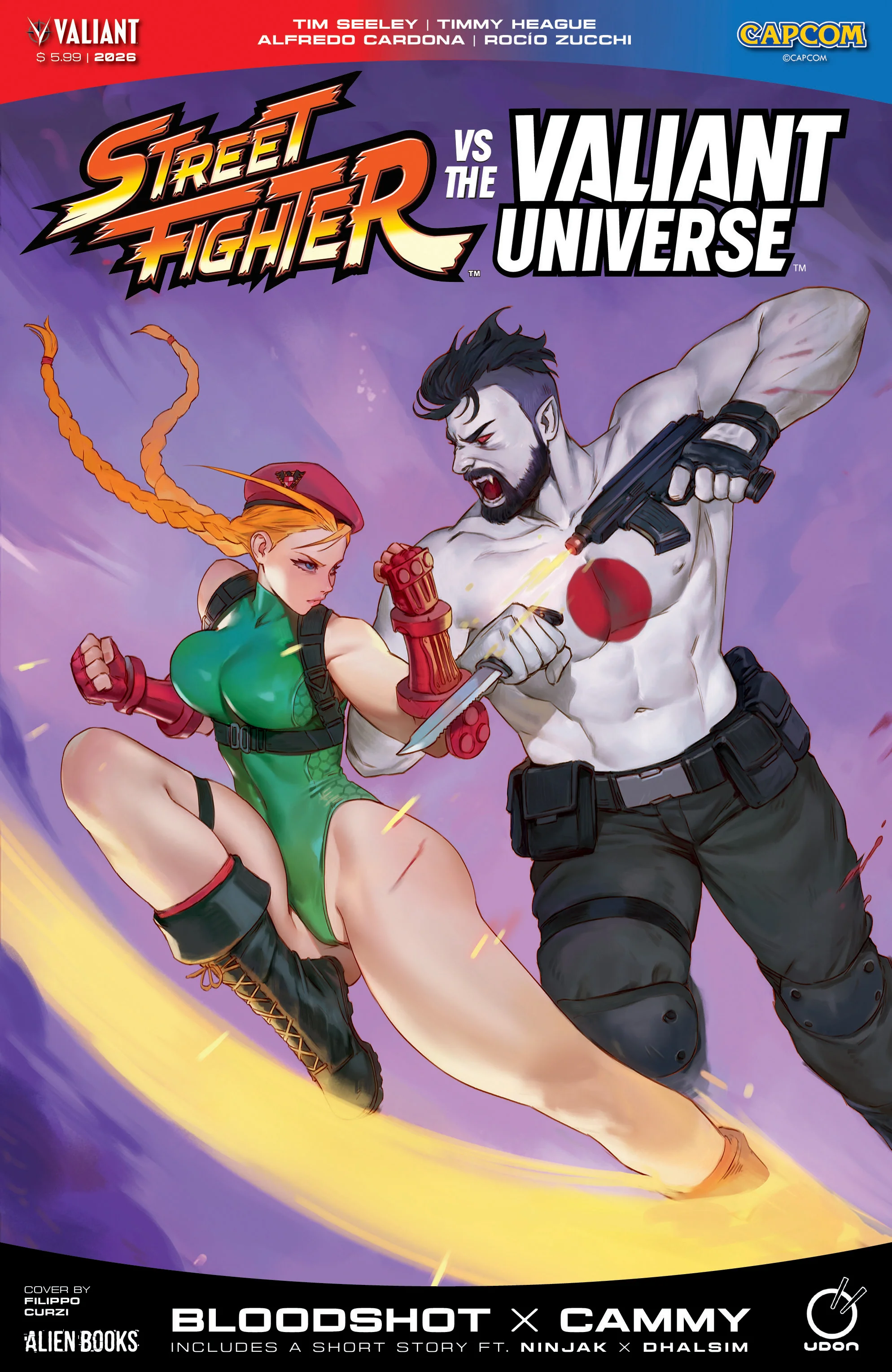 Street Fighter Vs. The Valiant Universe Special A Curzi (07/29/2026) Idw
