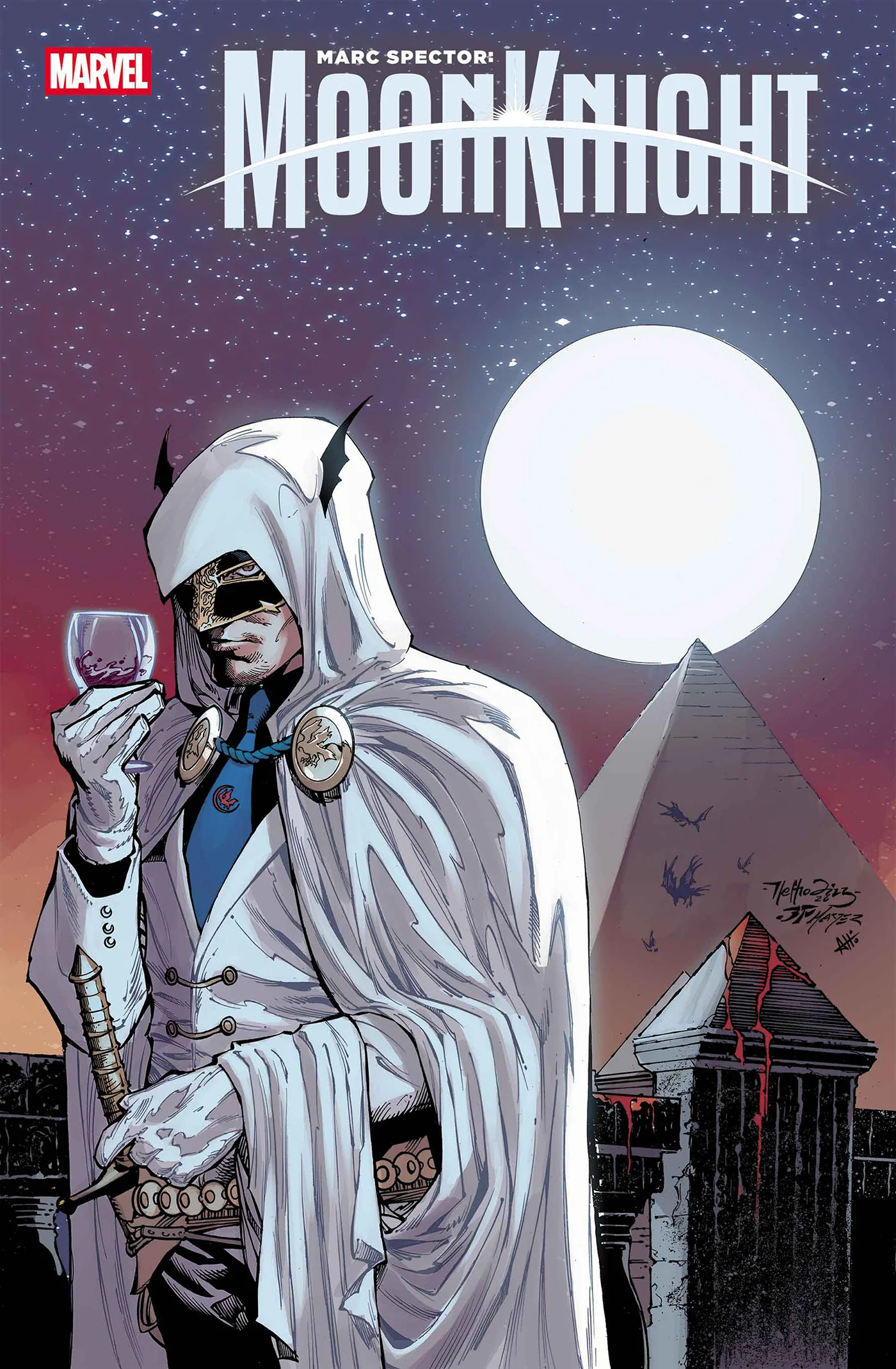 Marc Spector Moon Knight #6 C Netho Diaz Hellfire Costume Swap Variant (07/22/2026) Marvel