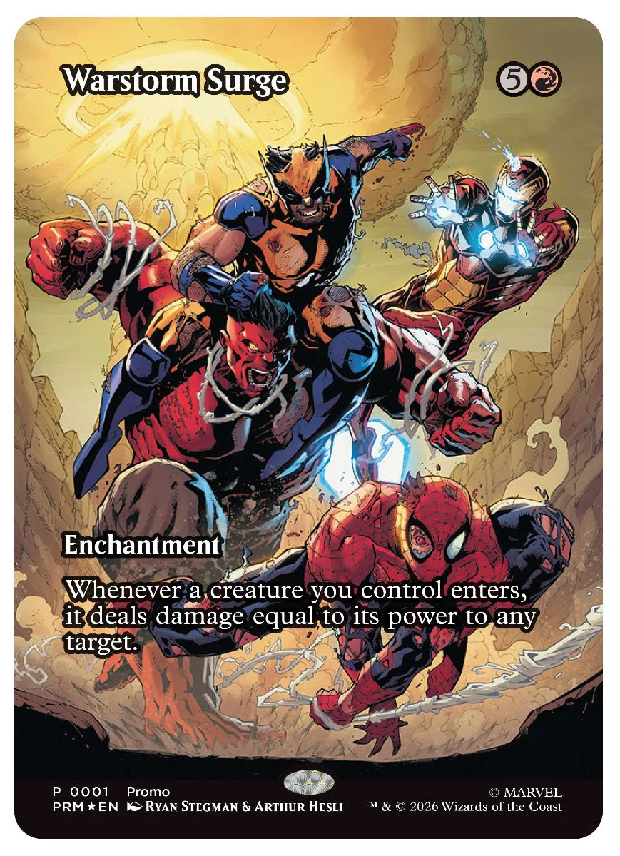 Avengers Armageddon #1 A Dike Ruan Magic The Gathering Warstorm Surge Promo Card (06/10/2026) Marvel - Image 2
