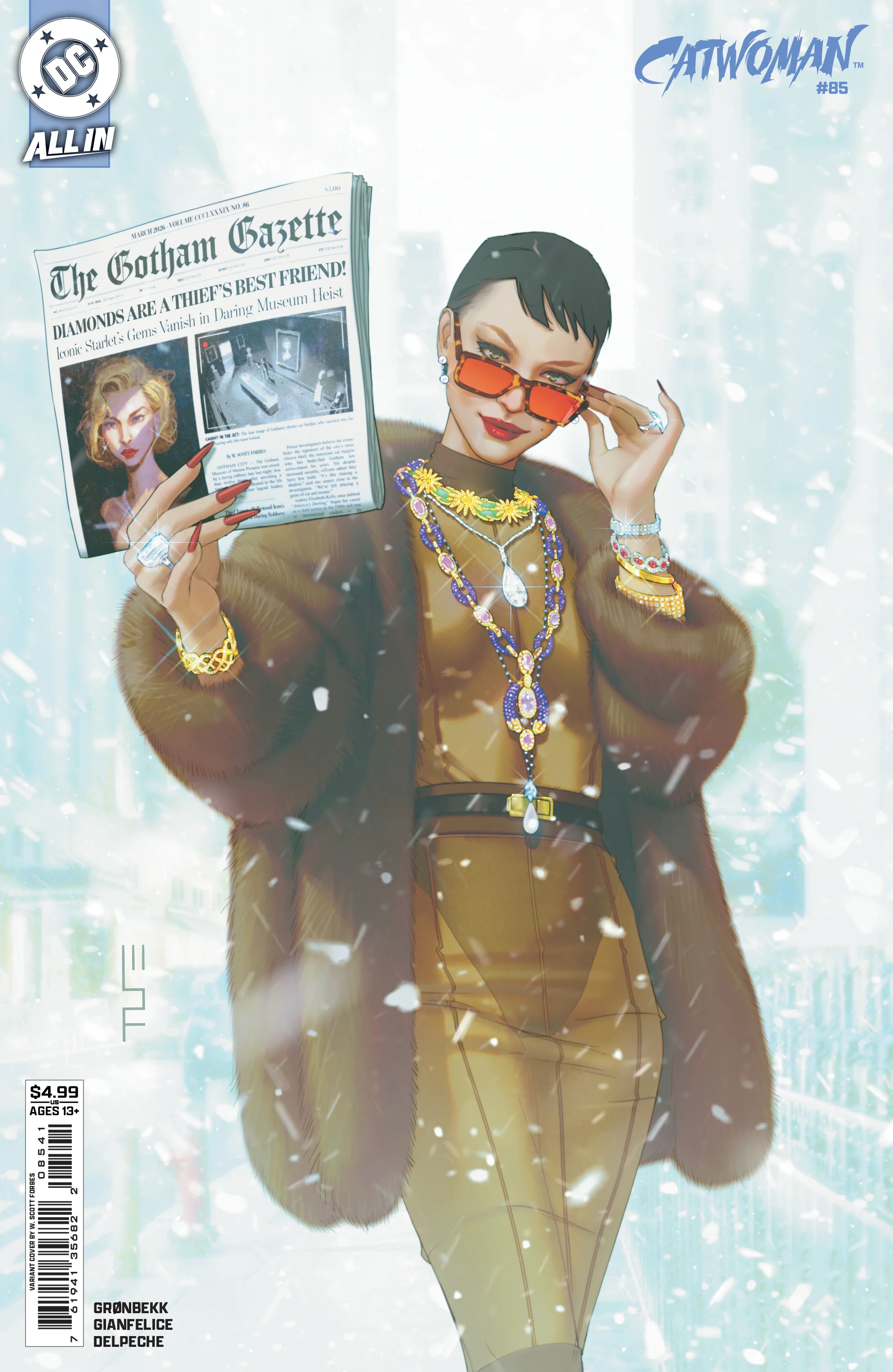 Catwoman #85 D W Scott Forbes Variant (03/18/2026) Dc