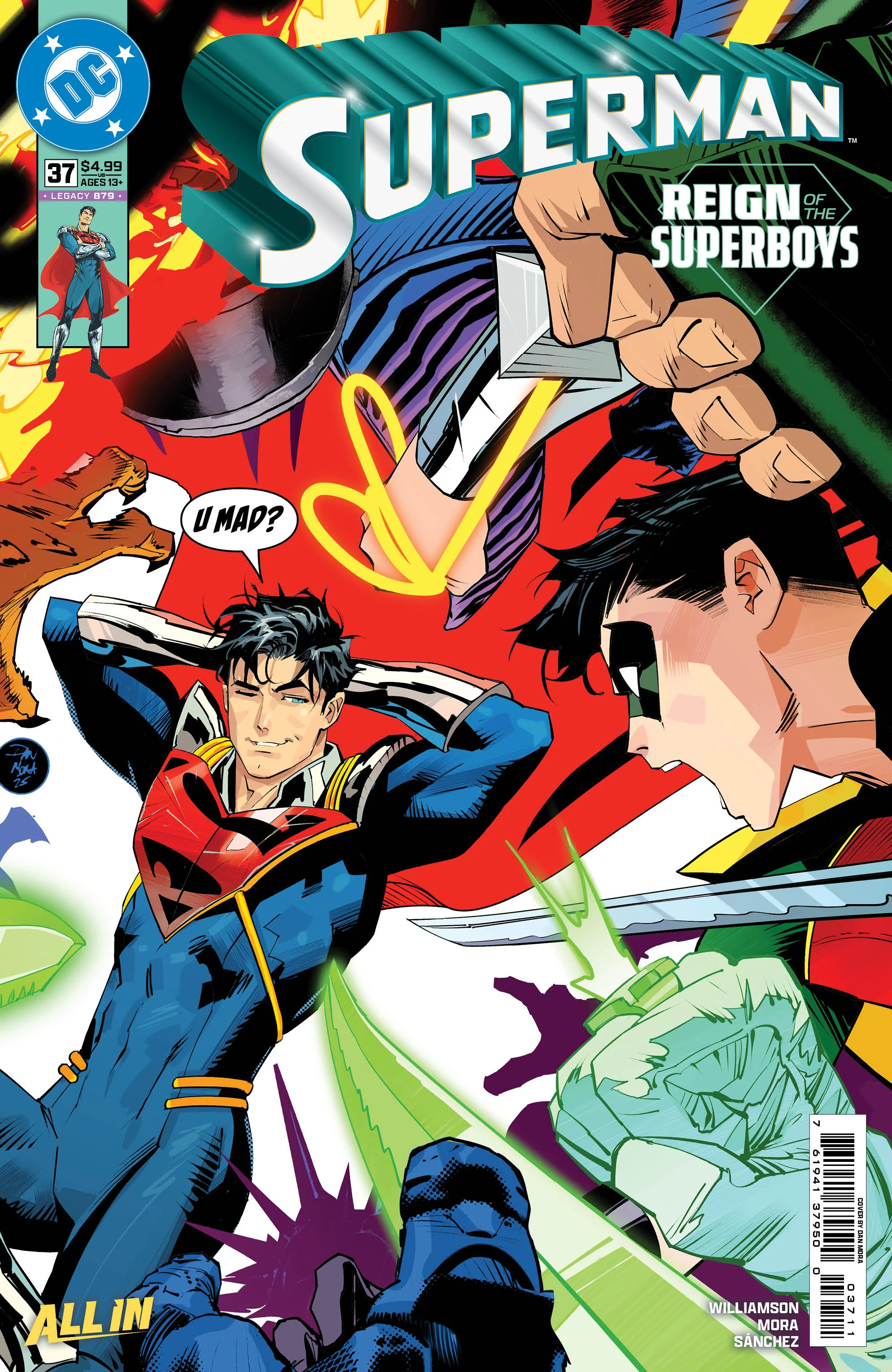 Superman #37 A Dan Mora (The Reign Of The Superboys) (04/22/2026) Dc