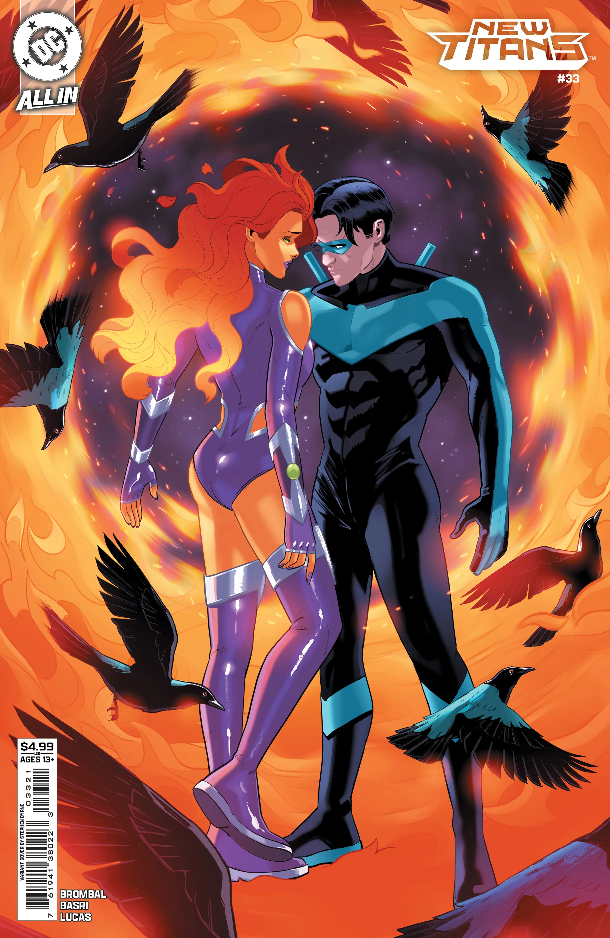 New Titans #33 B Stephen Byrne Variant (03/18/2026) Dc