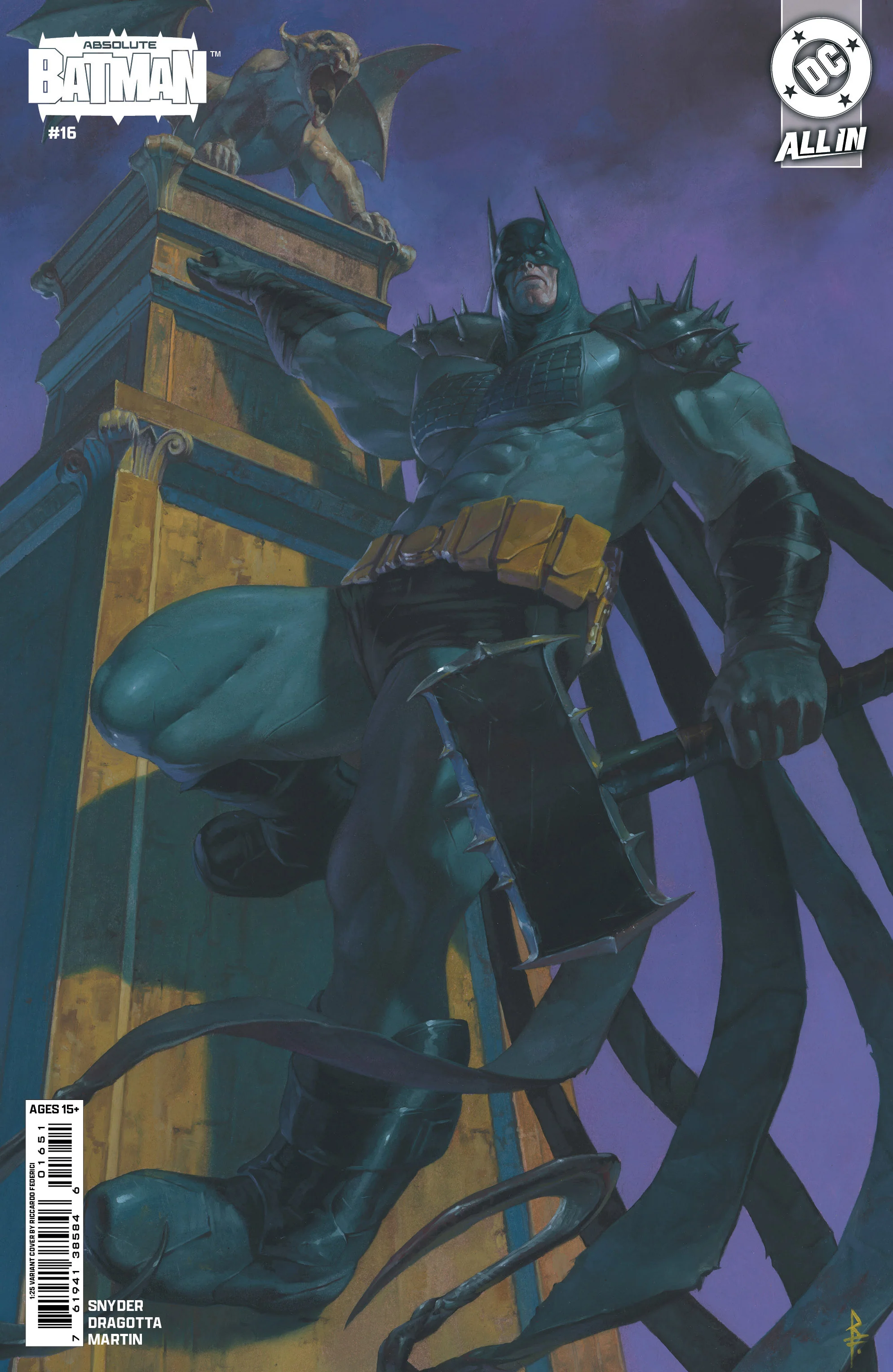 Absolute Batman #16 E 1:25 Riccardo Federici Variant (01/28/2026) Dc