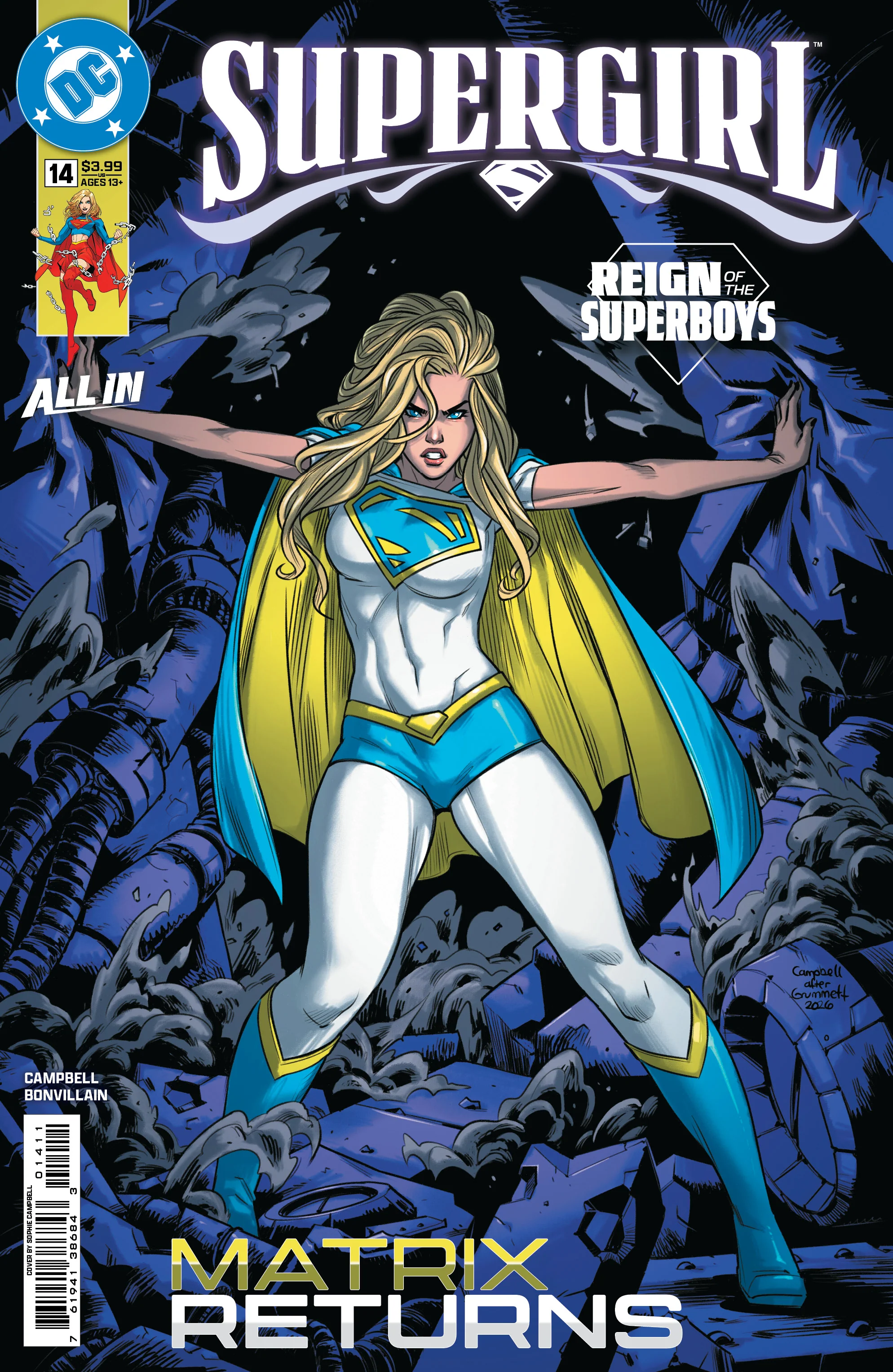 Supergirl #14 A Sophie Campbell (The Reign Of The Superboys) (06/10/2026) Dc