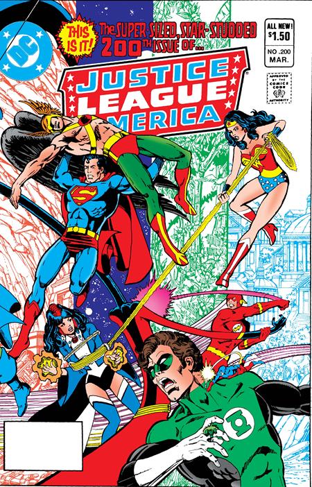 Justice League Of America #200 Facsimile Edition A George Perez (07/22/2026) Dc