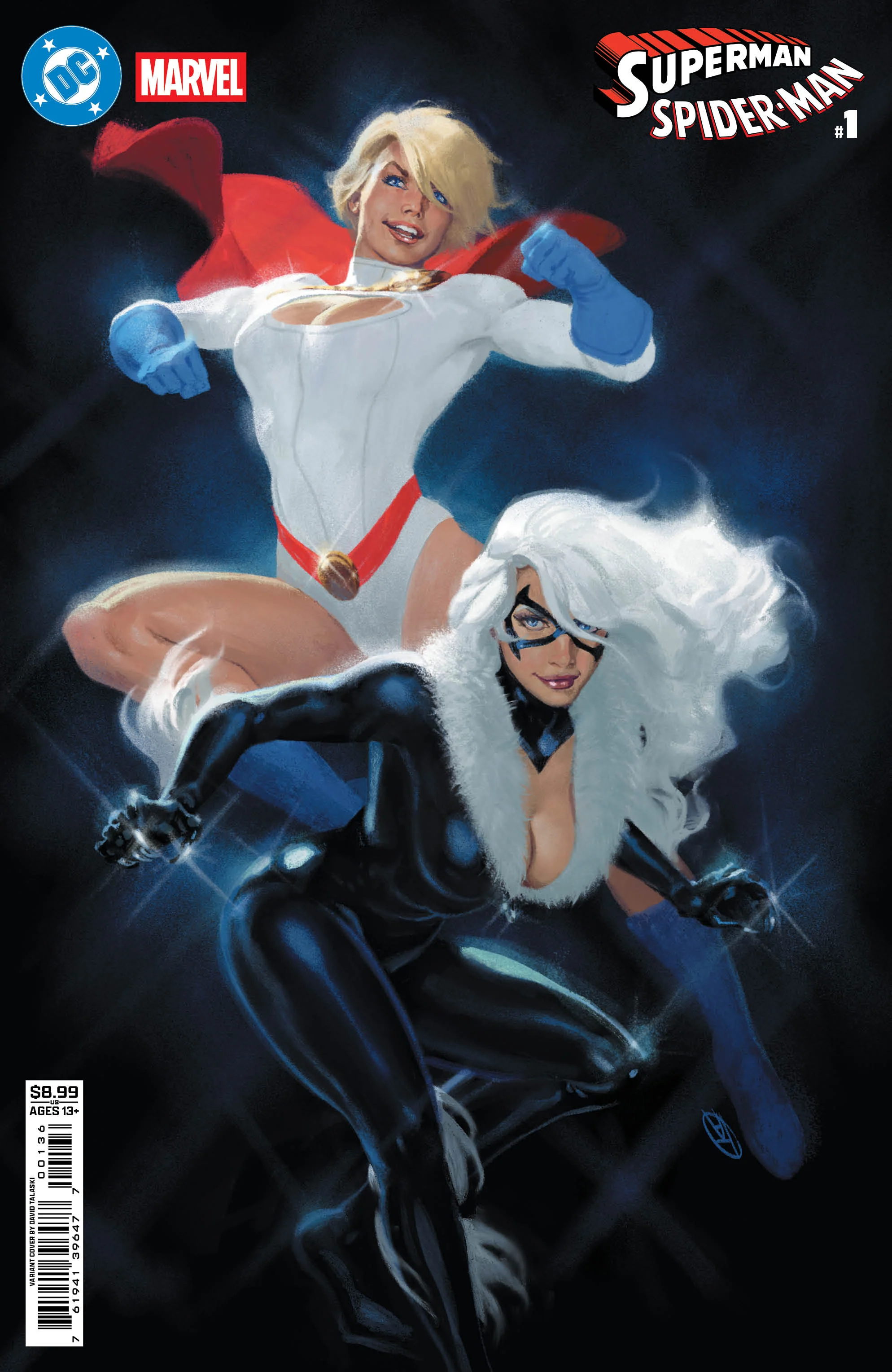 Dc Marvel Superman Spider-Man #1 (One Shot) V David Talaski Power Girl & Black Cat (03/25/2026) Dc