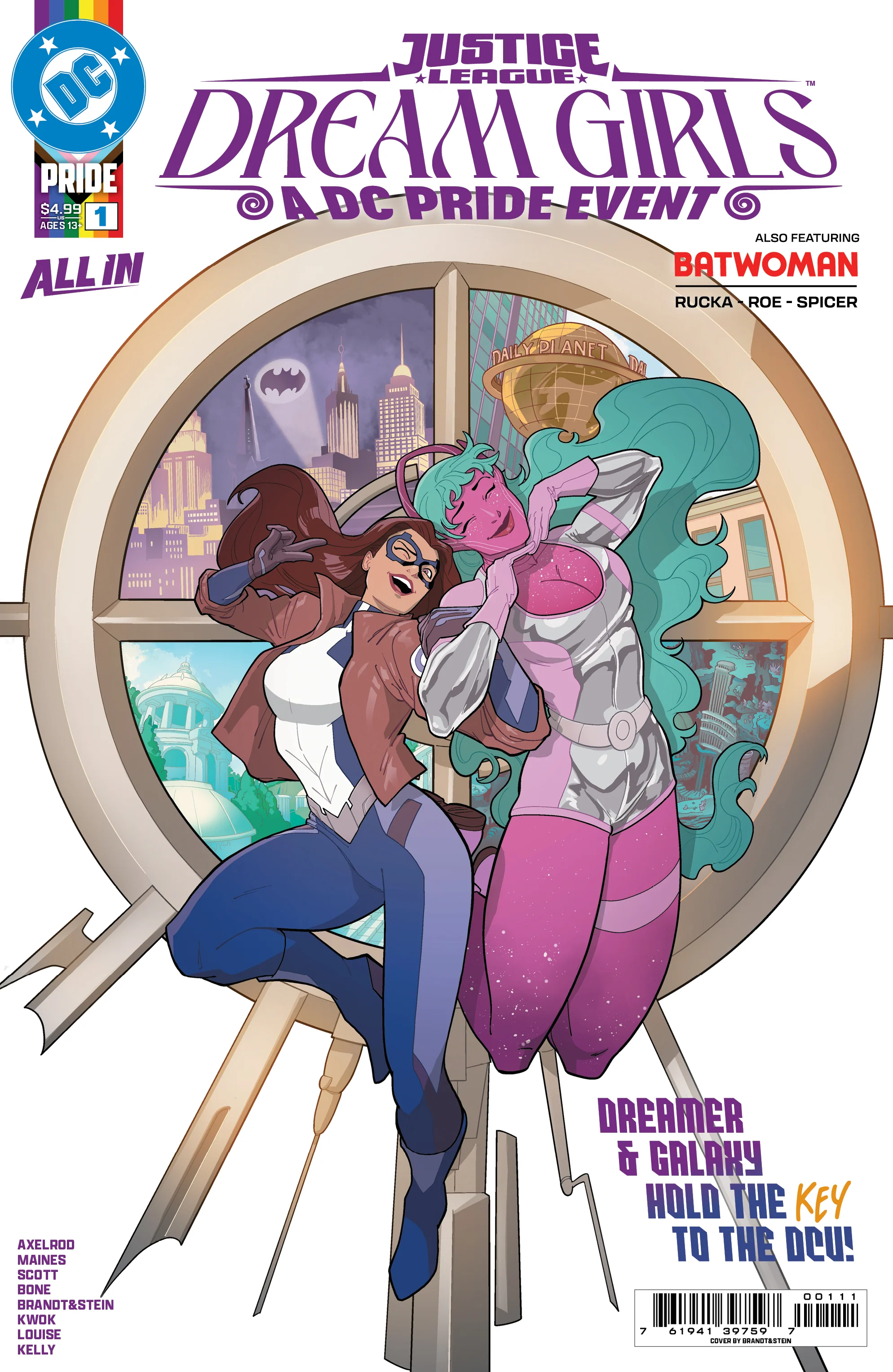 Justice League Dream Girls A Dc Pride Event #1 (Of 4) A Brandt&Stein (06/03/2026) Dc