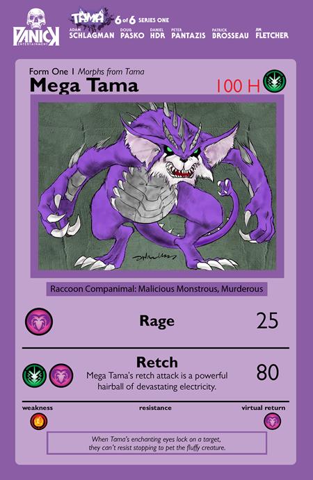 Tama #6 (Of 6) B Daniel Hdr Pokemon Homage Variant (02/18/2026) Massive