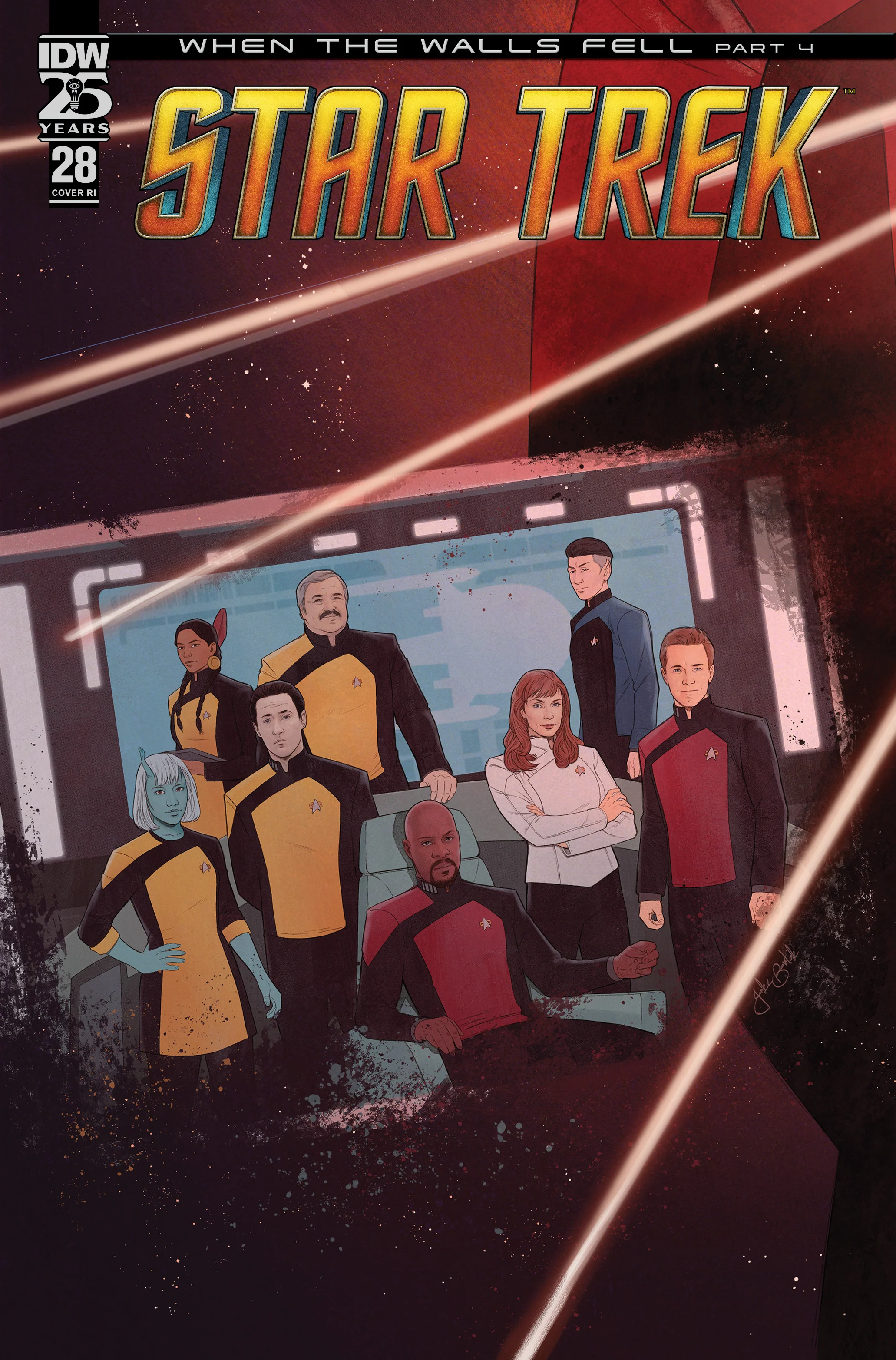Star Trek #28 C 1:10 Bartok Variant (01/22/2025) Idw