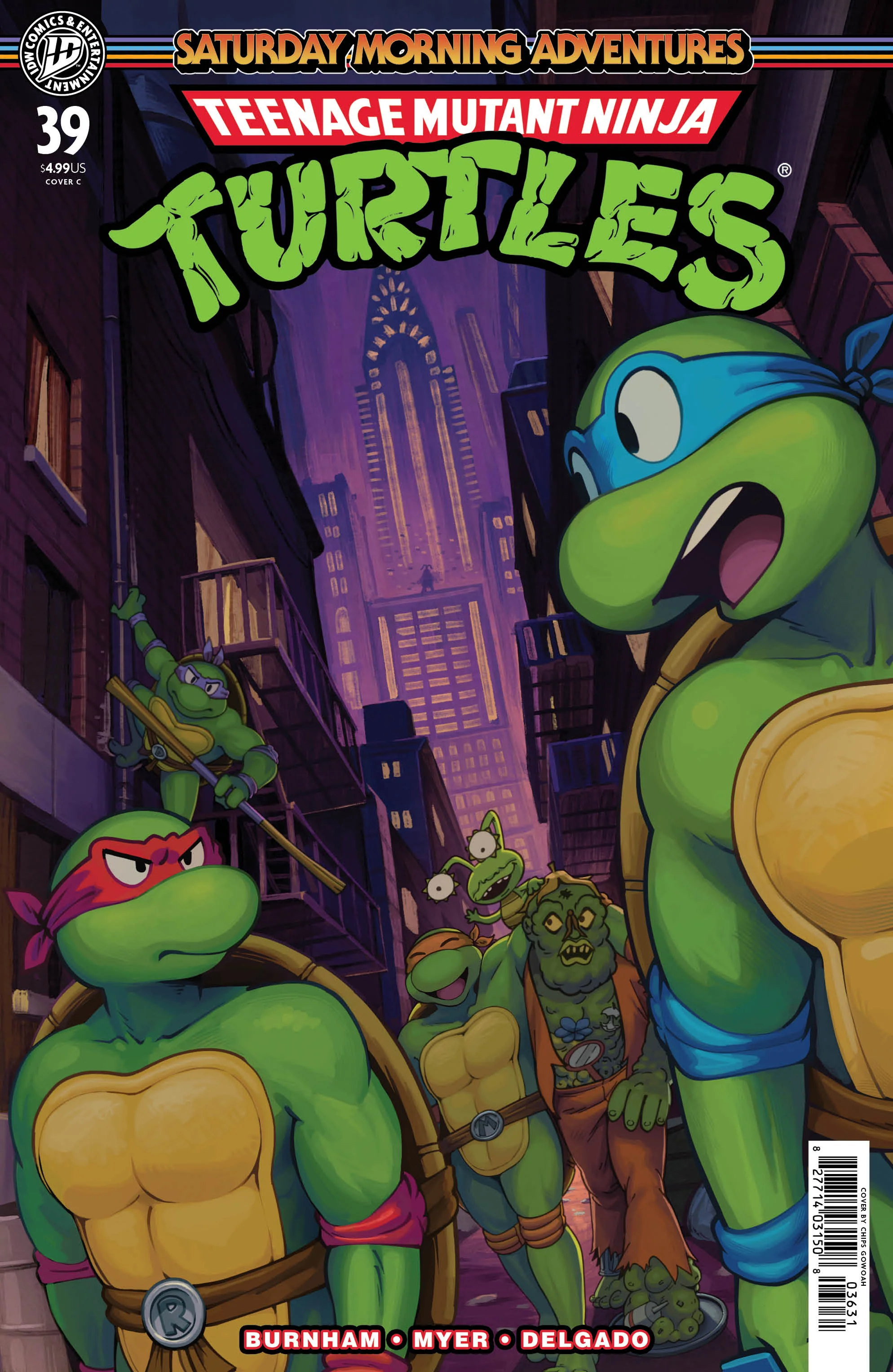 Teenage Mutant Ninja Turtles Saturday Morning Adventures #39 C Gowoah (07/29/2026) Idw