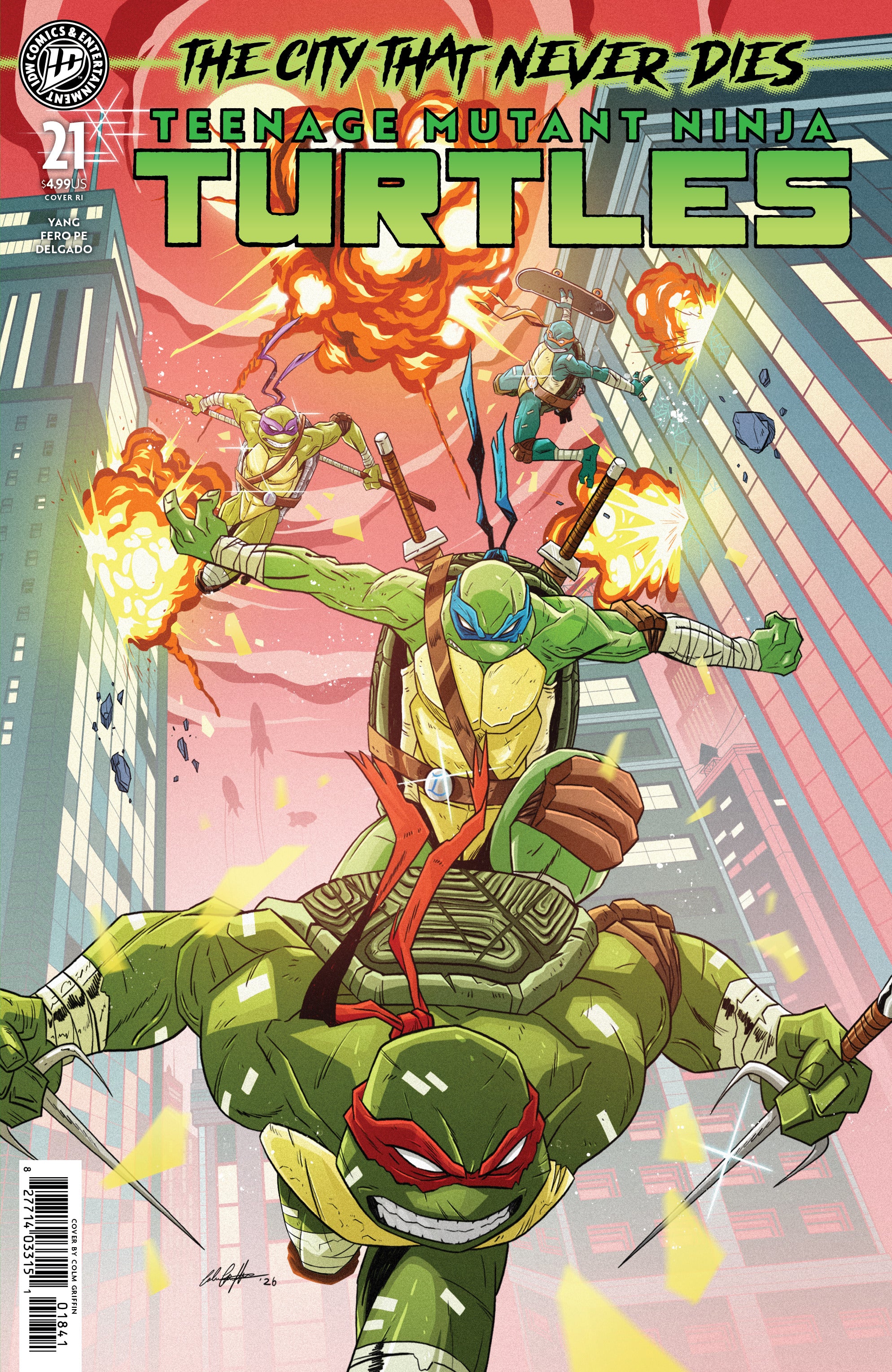 Teenage Mutant Ninja Turtles #21 1:25 Griffin (08/19/2026) Idw
