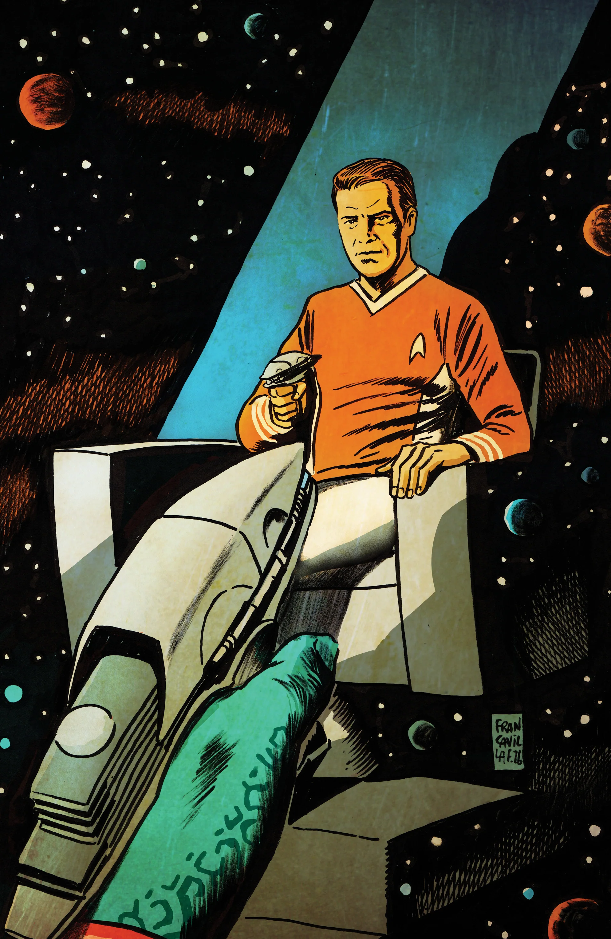 Star Trek The Last Starship #9 C 1:10 Francavilla Virgin (07/15/2026) Idw