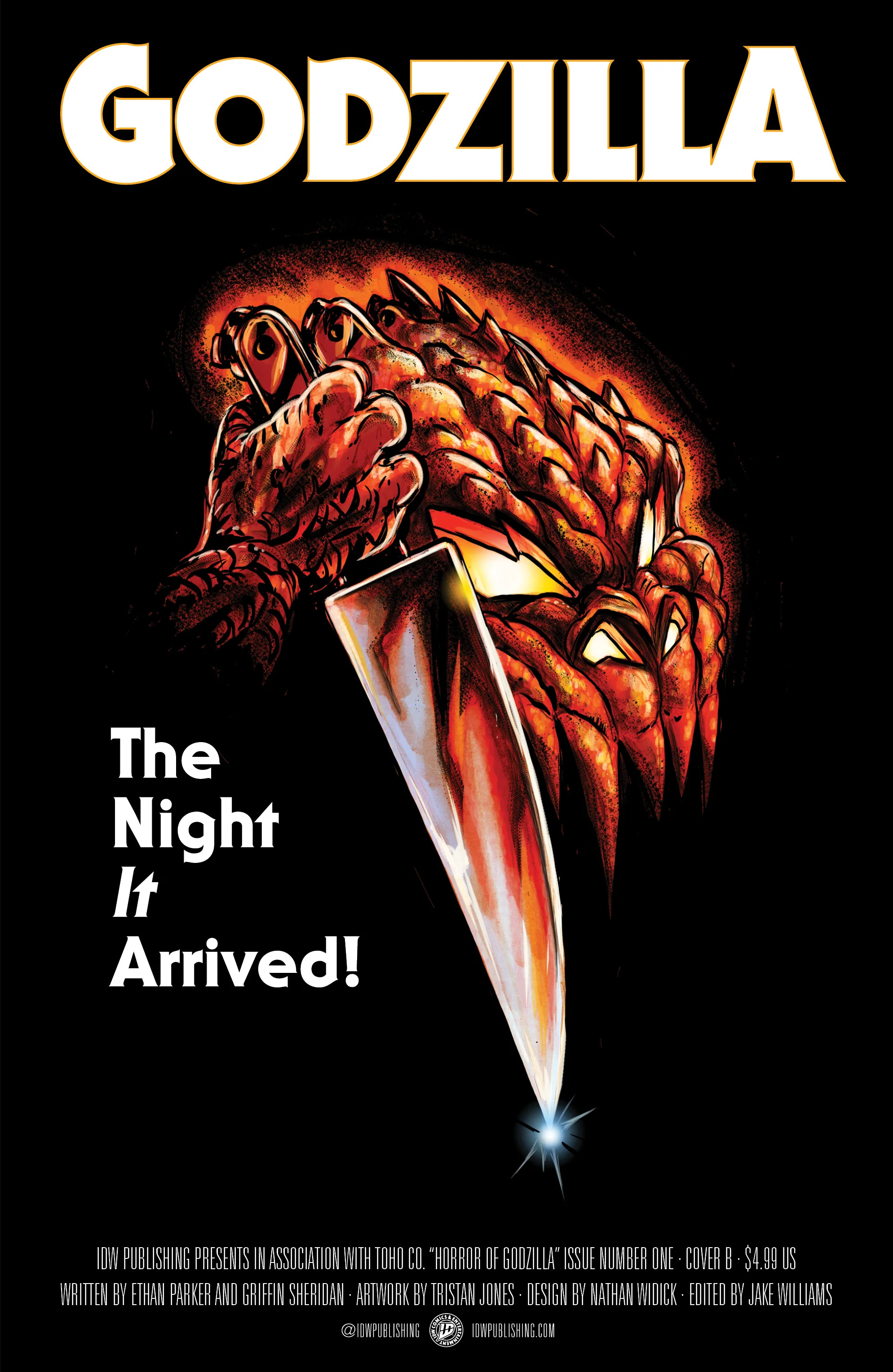 The Horror Of Godzilla [Kai-Sei Era] #1 B Tunica Movie Homage Cover (07/29/2026) Idw