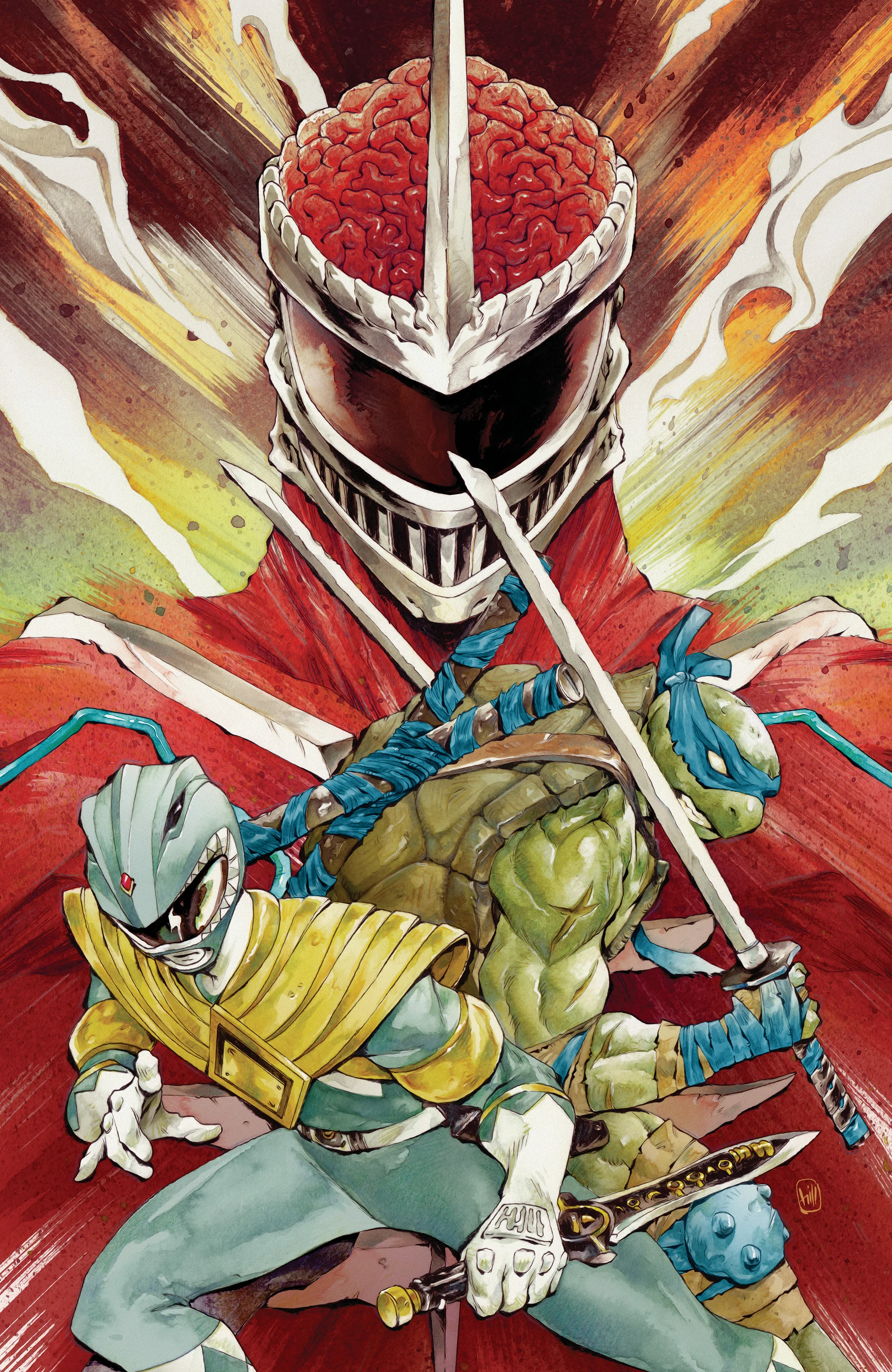 Mighty Morphin Power Rangers Teenage Mutant Ninja Turtles Iii #4 F 1:25 Virgin Chuma Hill (01/21/2026) Boom