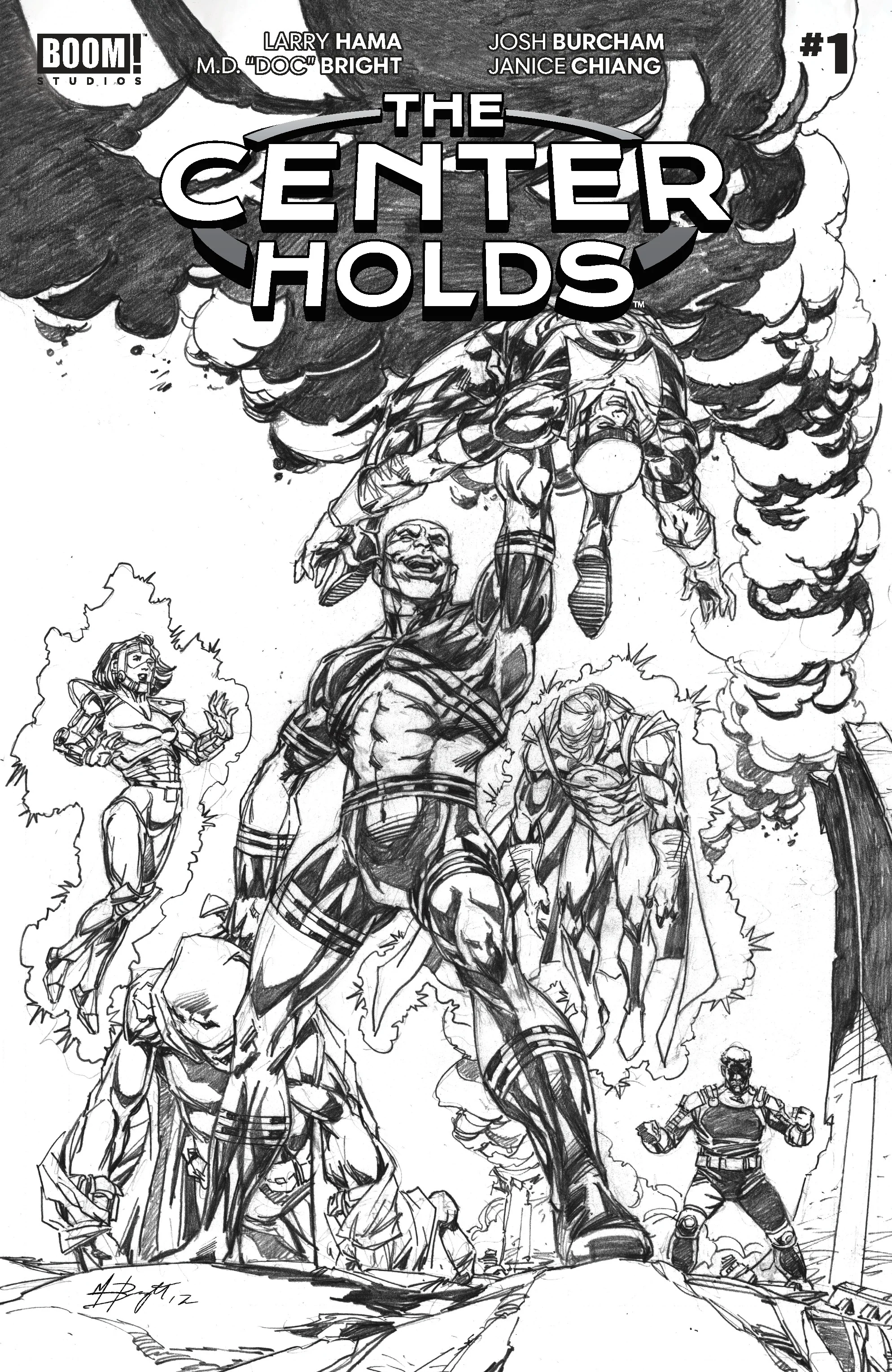 The Center Holds #1 E 1:50 MD Bright SIGNED Larry Hama (02/11/2026) Boom