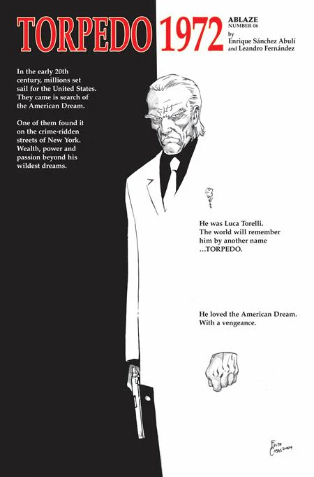 Torpedo 1972 #6 (Of 6) C Fritz Casas Scarface Homage Variant (08/05/2026) Ablaze