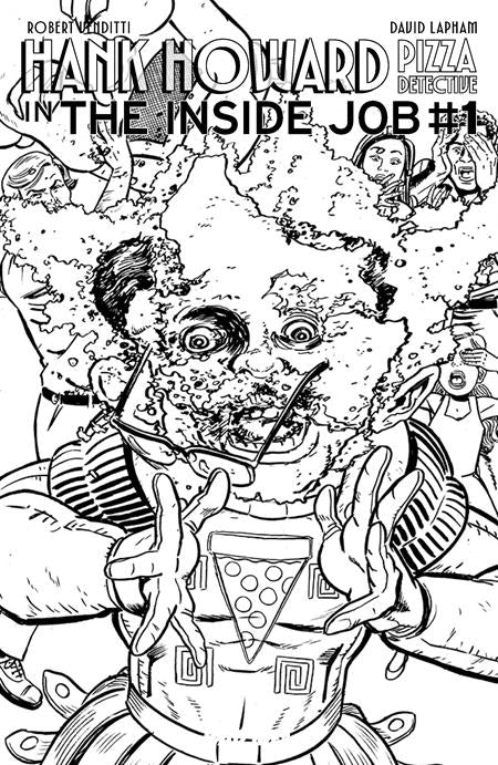 Hank Howard, Pizza Detective The Inside Job #1 (One Shot) B David Lapham Cronenberg Homage Variant (07/01/2026) Bad Idea