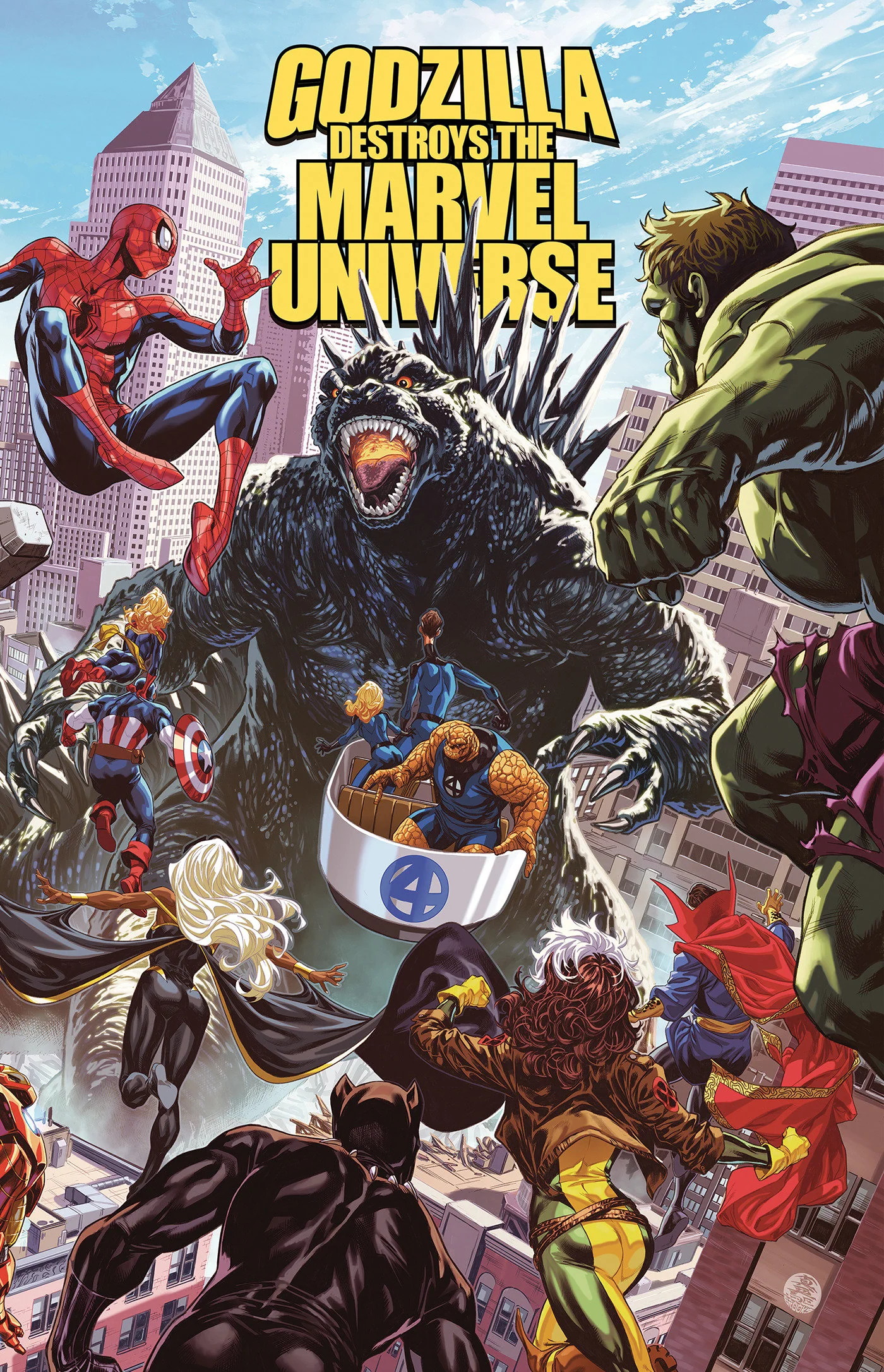 Godzilla Destroys The Marvel Universe Tp (03/17/2026) Marvel