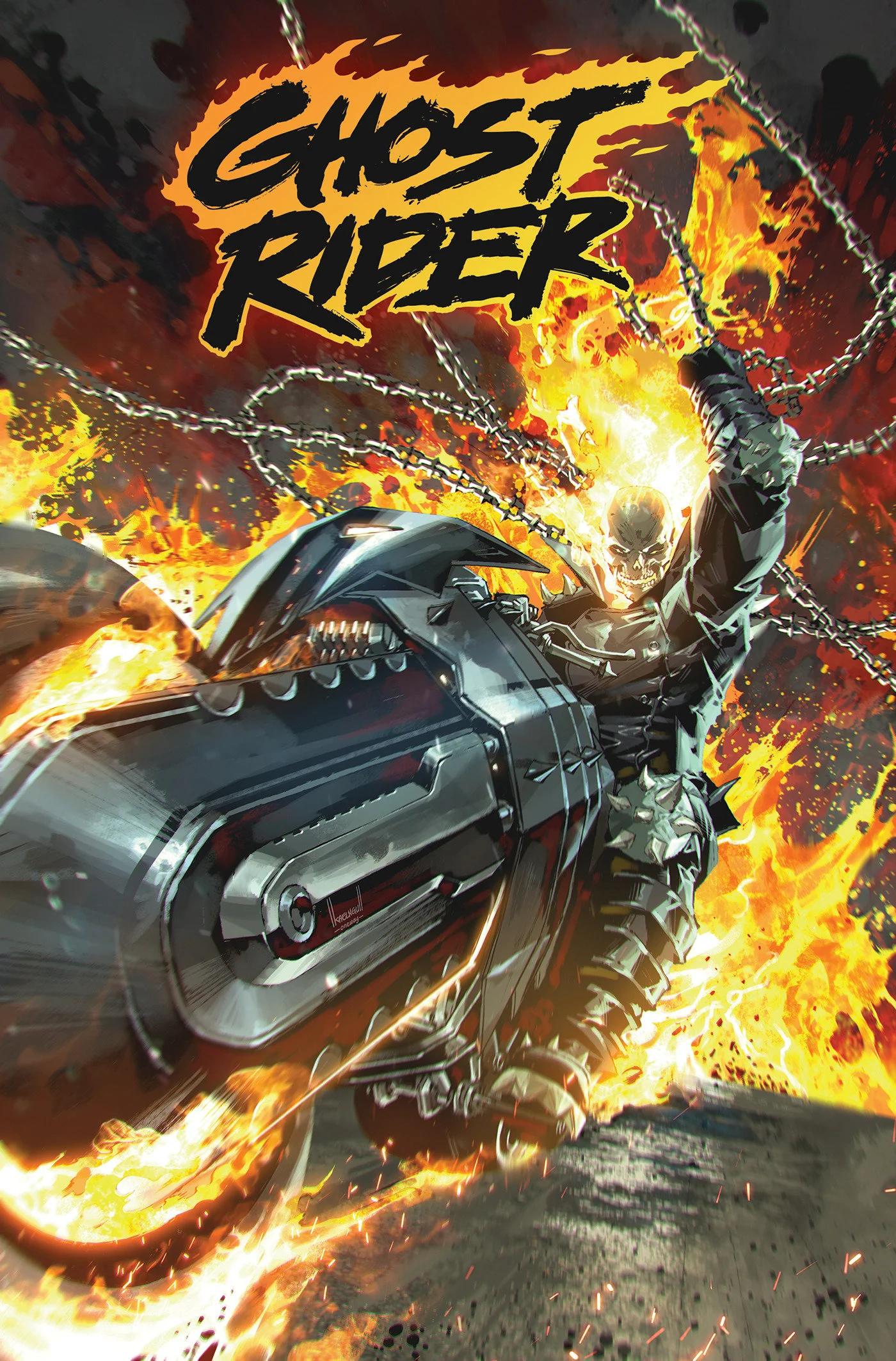 Ghost Rider By Benjamin Percy Omnibus Kael Ngu Cover Hc (10/13/2026) Marvel