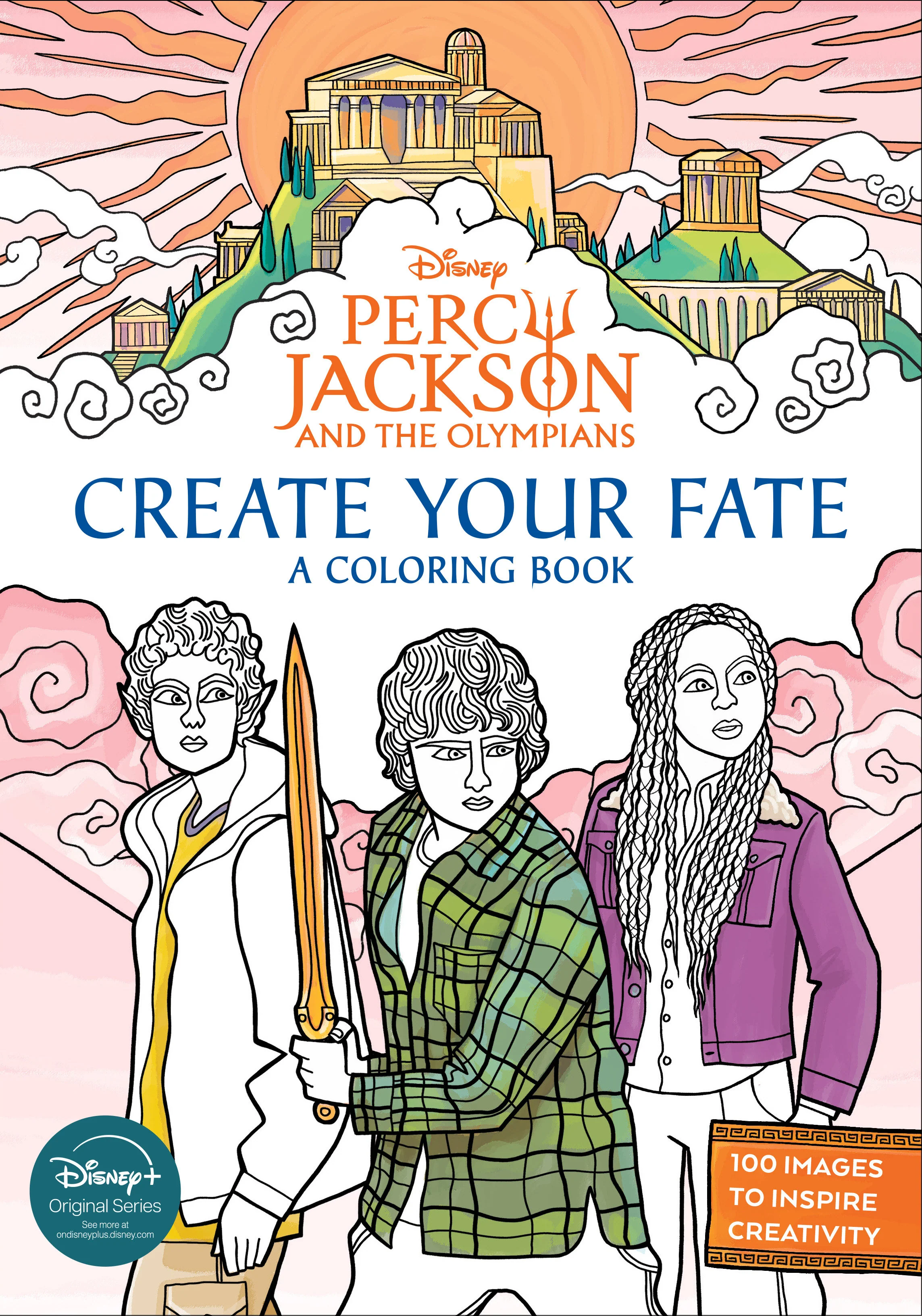Percy Jackson And The Olympians Create Your Fate A Coloring Book Tp (11/11/2025) Disney Publishing Group