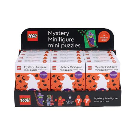 Lego Mystery Minifigure Puzzles (Halloween Edition) 12 Box Display (07/22/2026) Chronicle Books