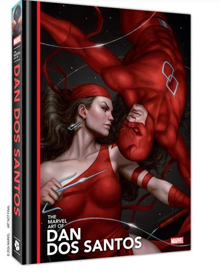 MARVEL ART OF DAN DOS SANTOS HC DIRECT MARKET ED (06/10/2026) CLOVER PRESS