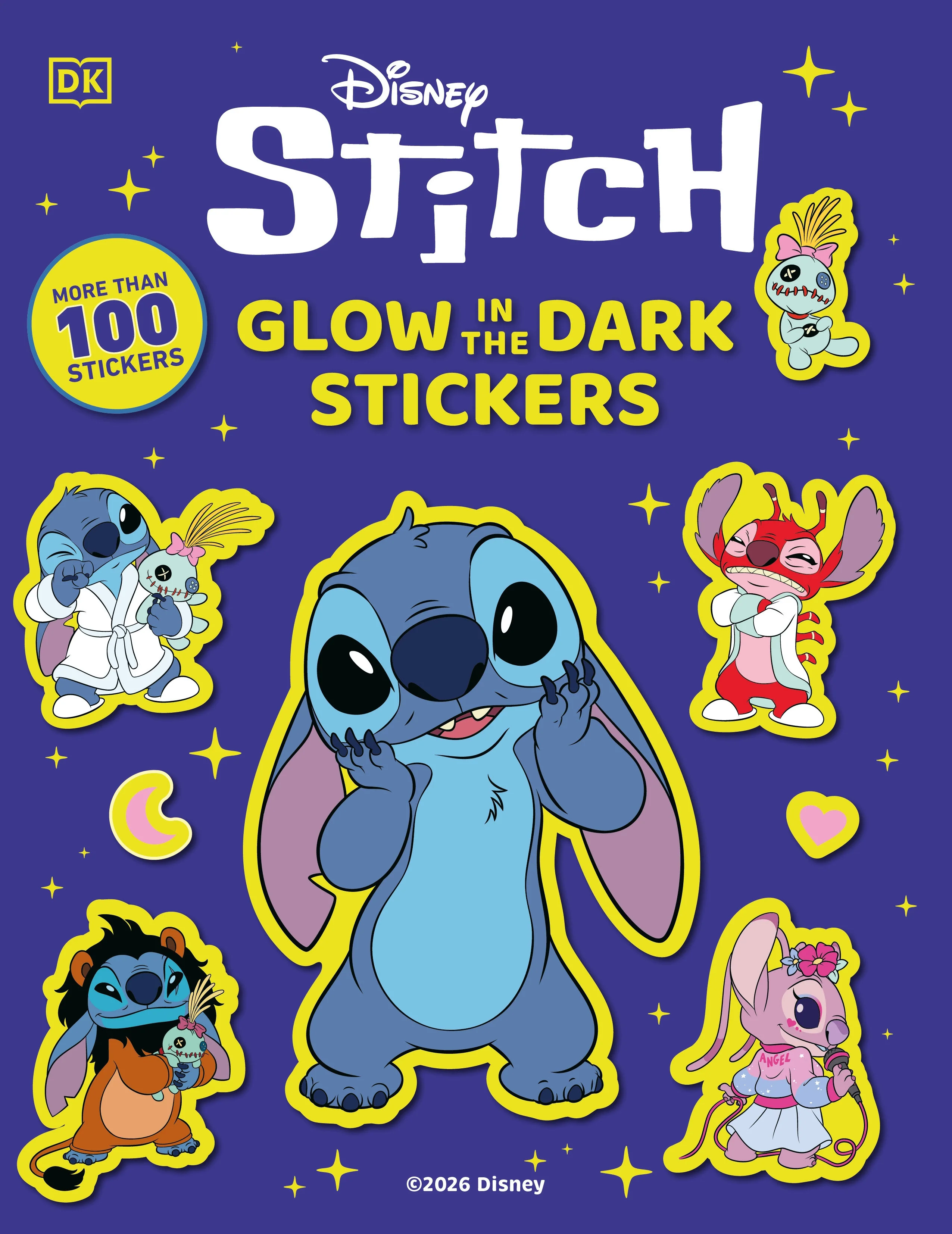 Disney Stitch Glow in the Dark Ultimate Sticker Book TP (04/06/2026) DK