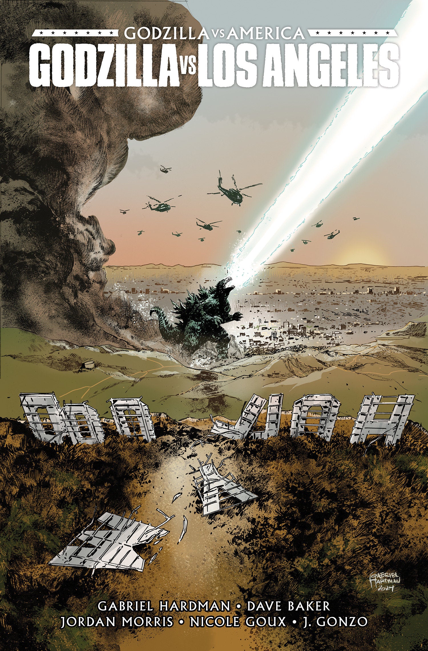 Godzilla Vs. America: Los Angeles Hc (02/02/2026) Idw Publishing