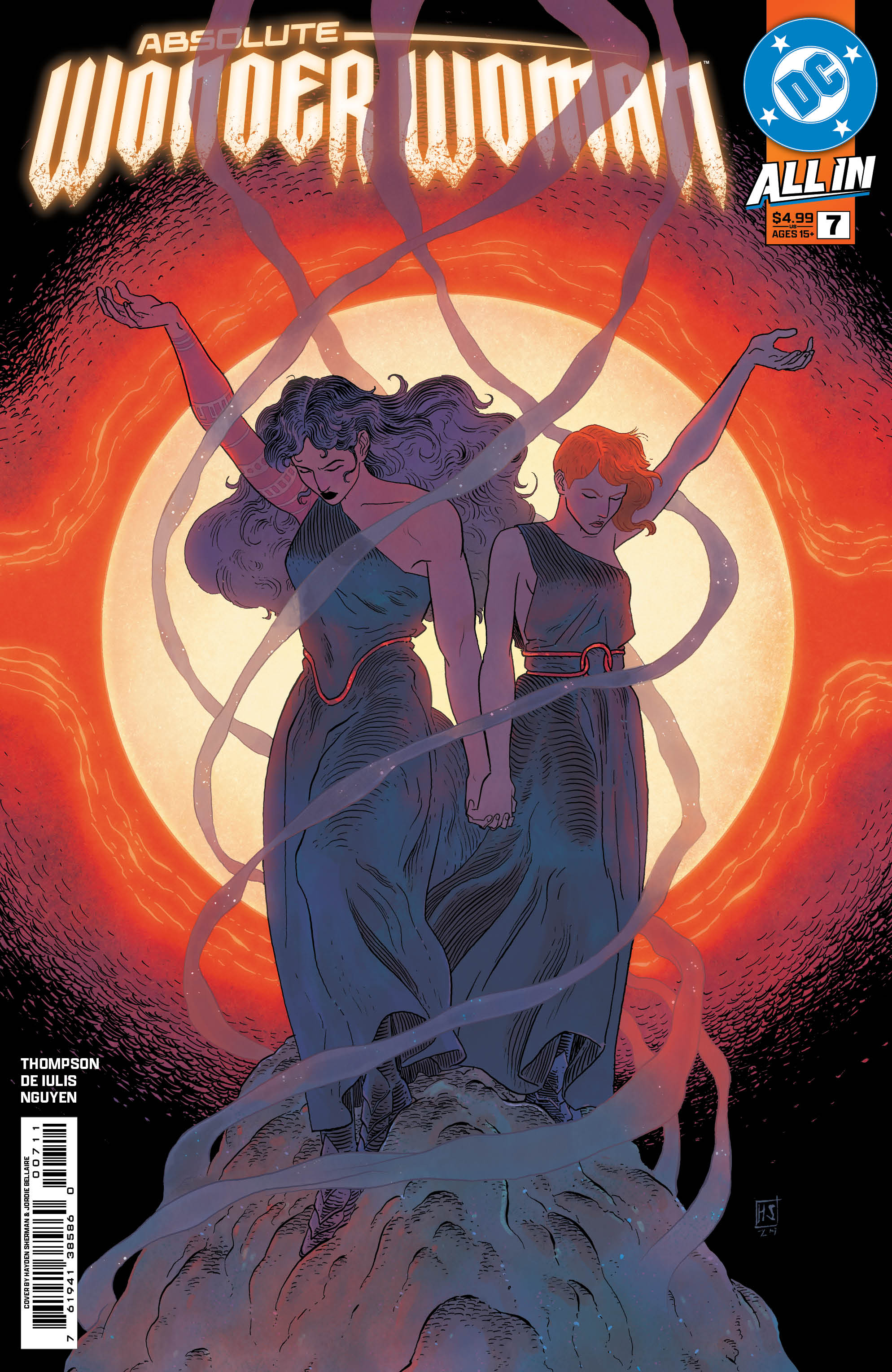 Absolute Wonder Woman #7 A1 Cover Set Of 5 1:25 1:50 (04/23/2025) Dc - Image 2