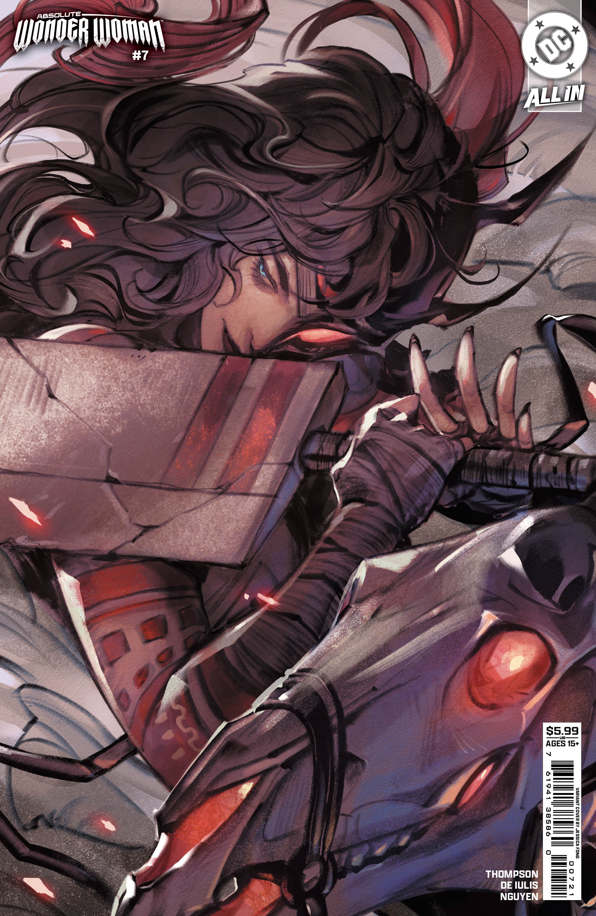 Absolute Wonder Woman #7 A1 Cover Set Of 5 1:25 1:50 (04/23/2025) Dc - Image 3