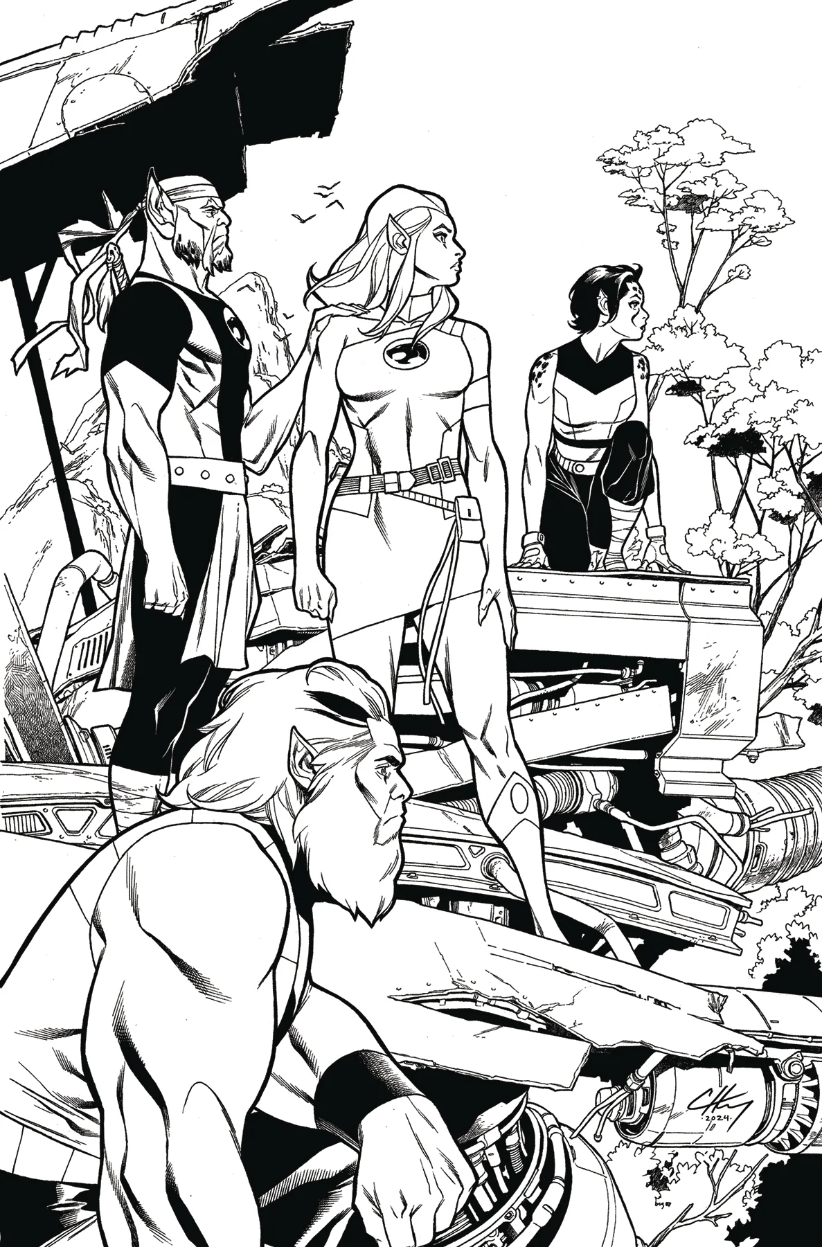 Thundercats Lost #4 J 1:15 Clayton Henry Line Art Virgin (07/30/2025) Dynamite