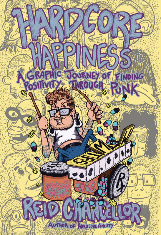 Hardcore Happiness Graphic Journey Finding Punks Positivity (06/04/2025) Microcosm Publishing