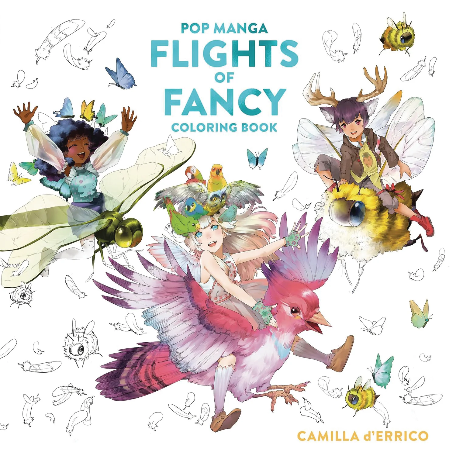 POP MANGA FLIGHTS OF FANCY COLORING BOOK SC (10/02/2024) TEN SPEED PRESS