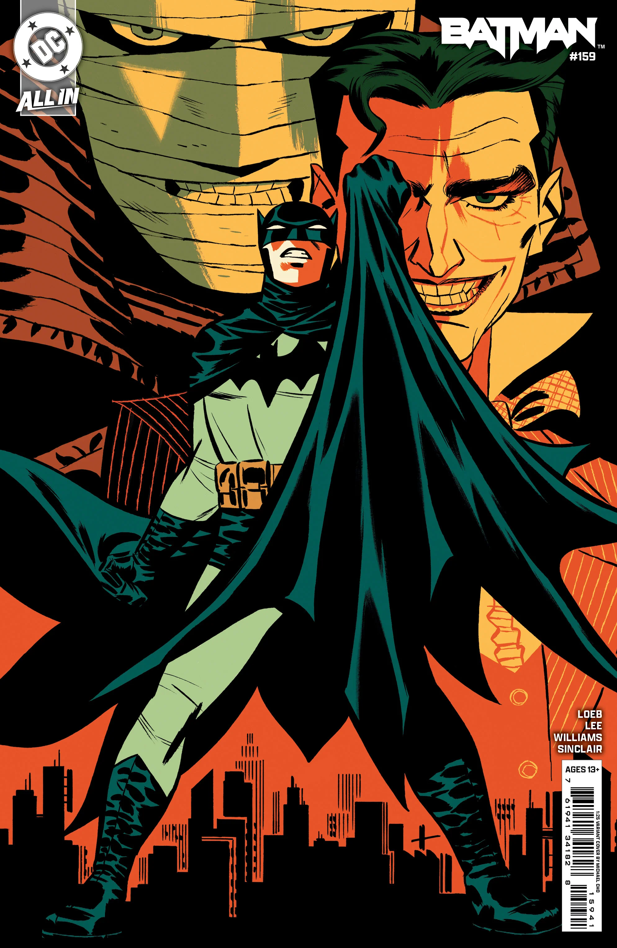 Batman #159 A1 Cover Set Of 9 1:25 1:50 1:100 (04/23/2025) Dc - Image 11