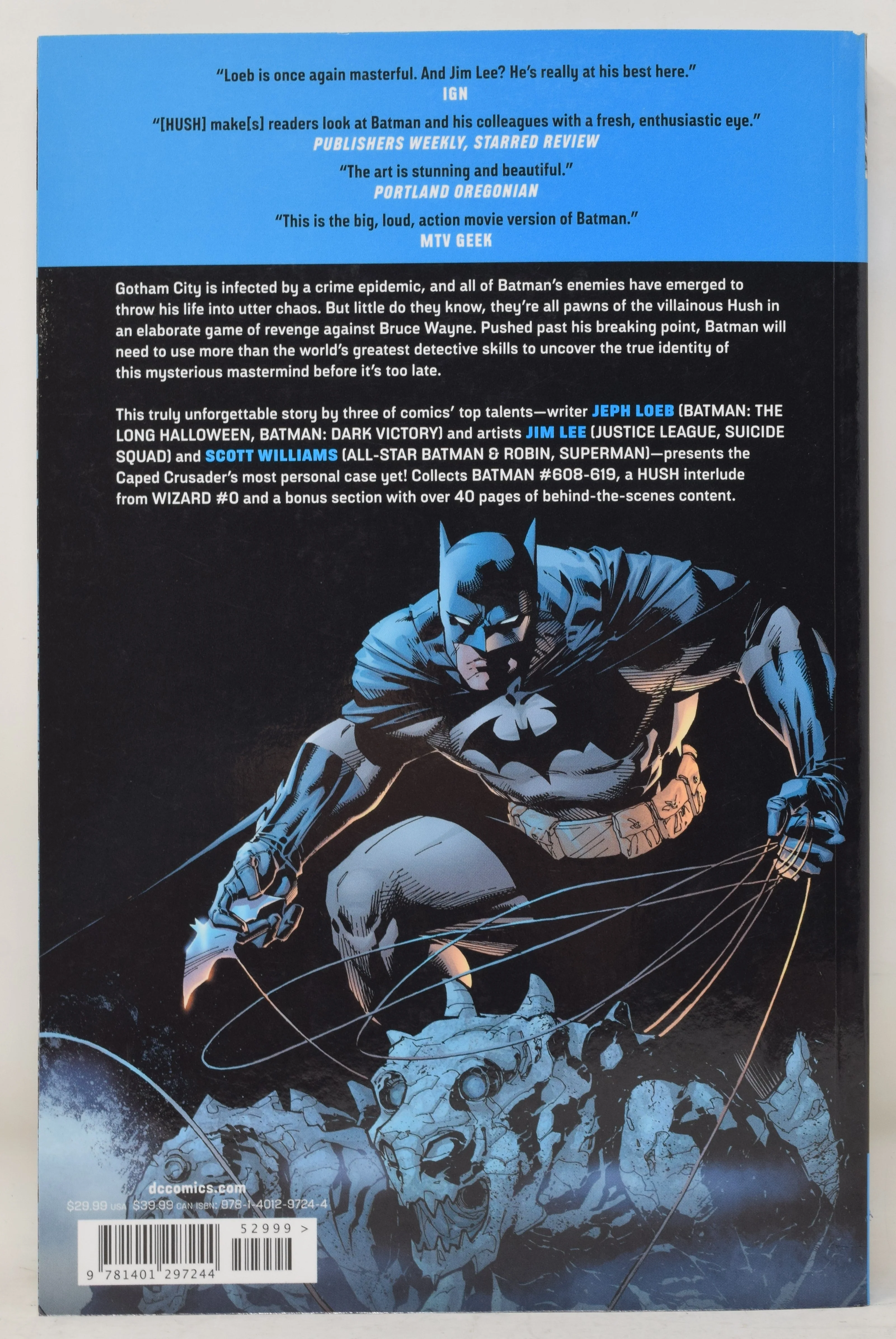 Batman Hush TP DC 2019 608 - 619 Jim Lee Jeph Loeb - Image 2